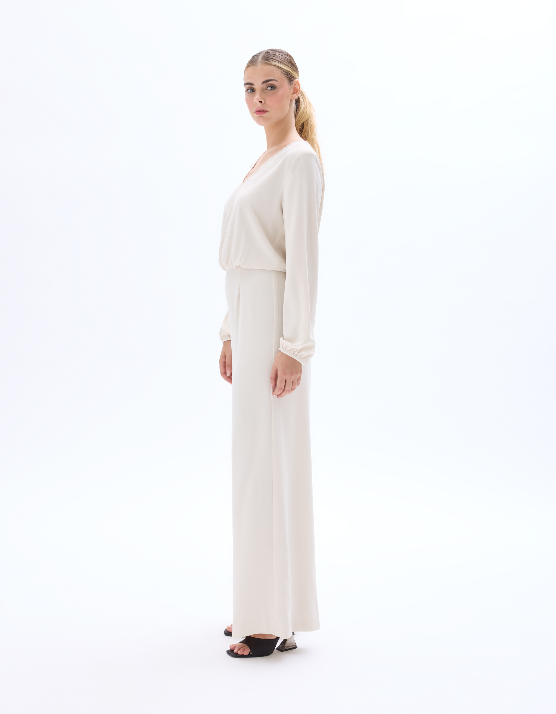 Combinaison en satin - beige - celio - Modalova