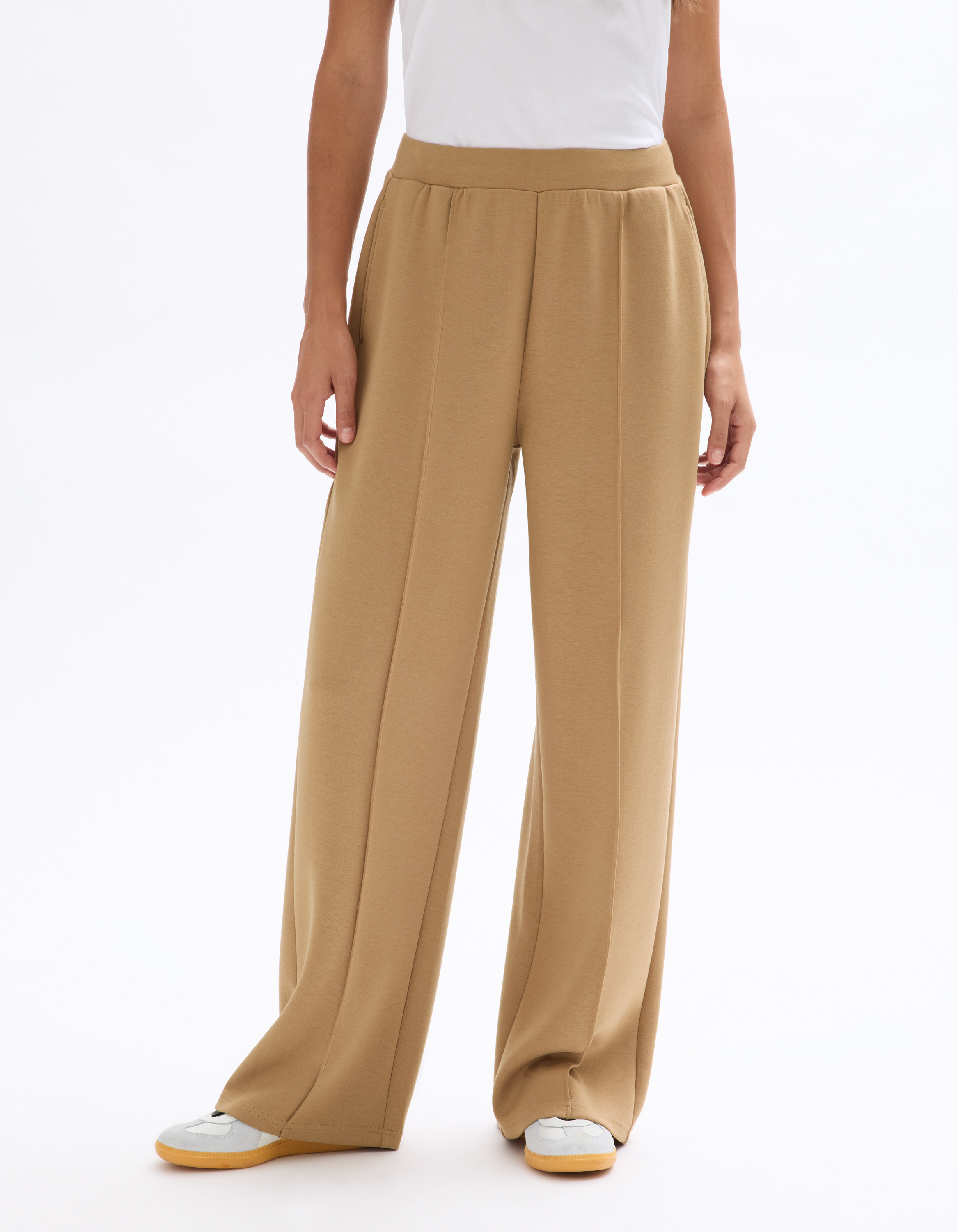 Jogging large à plis - marron - celio - Modalova