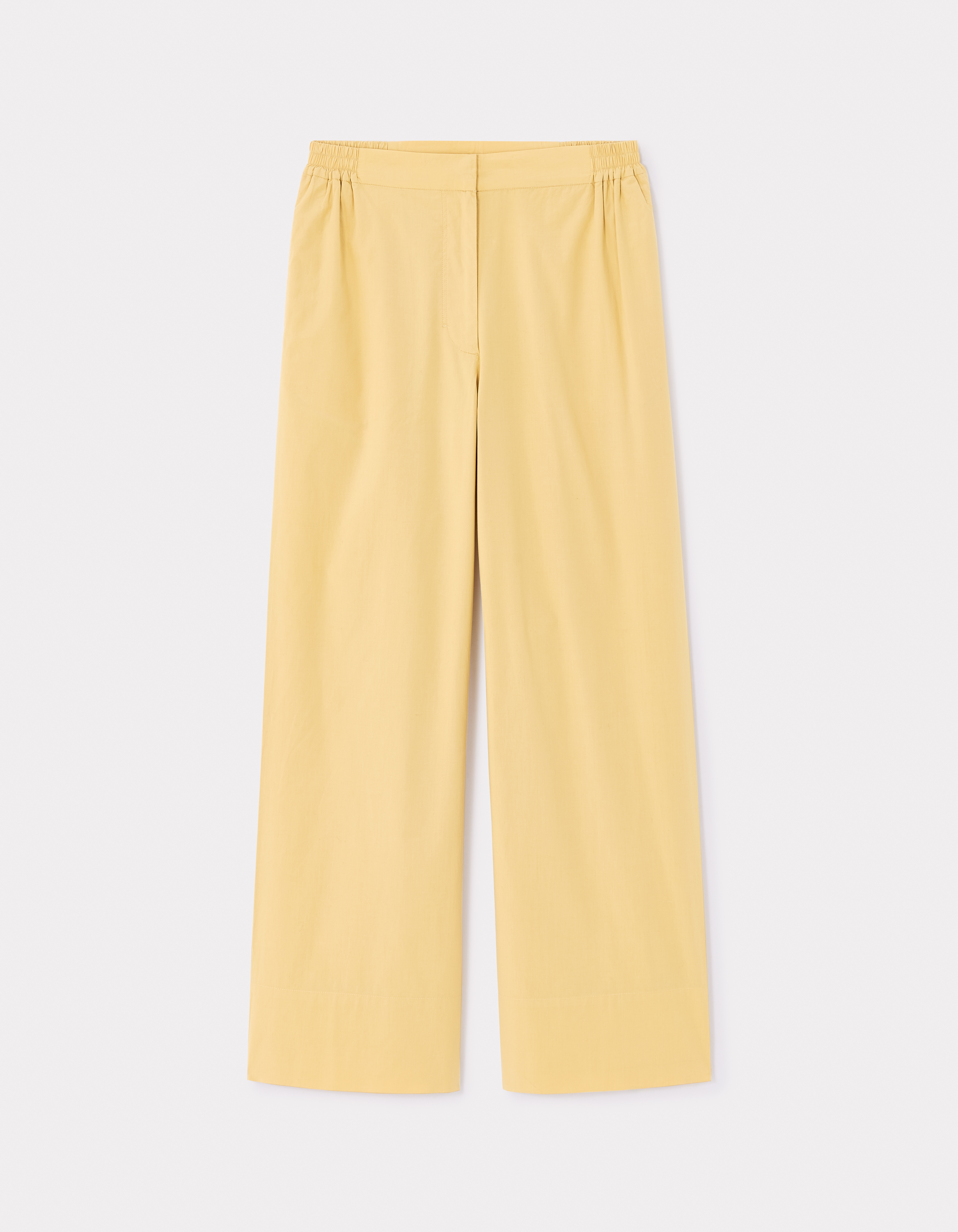 Pantalon large - jaune