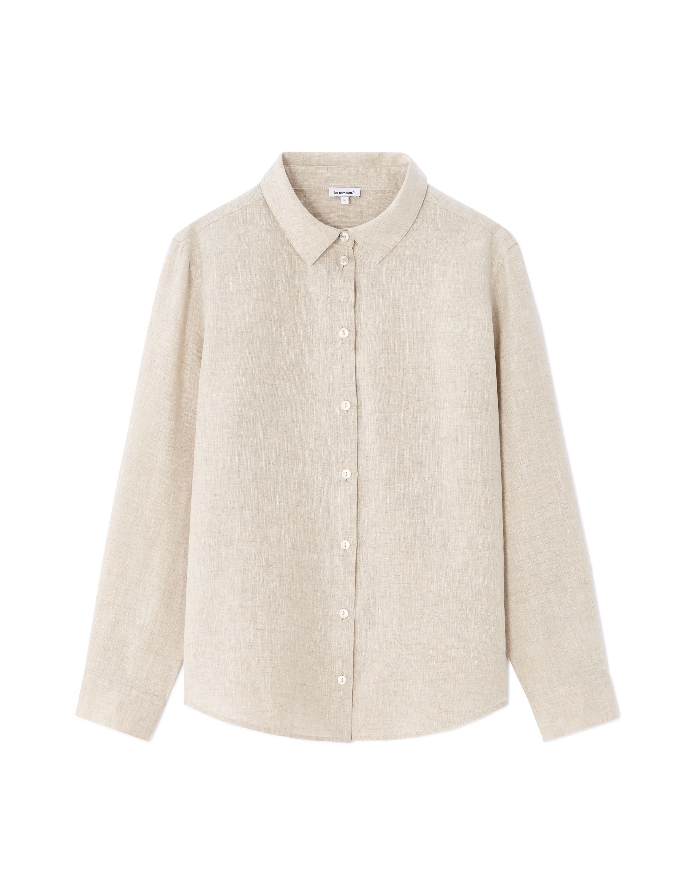 Chemise en lin - beige