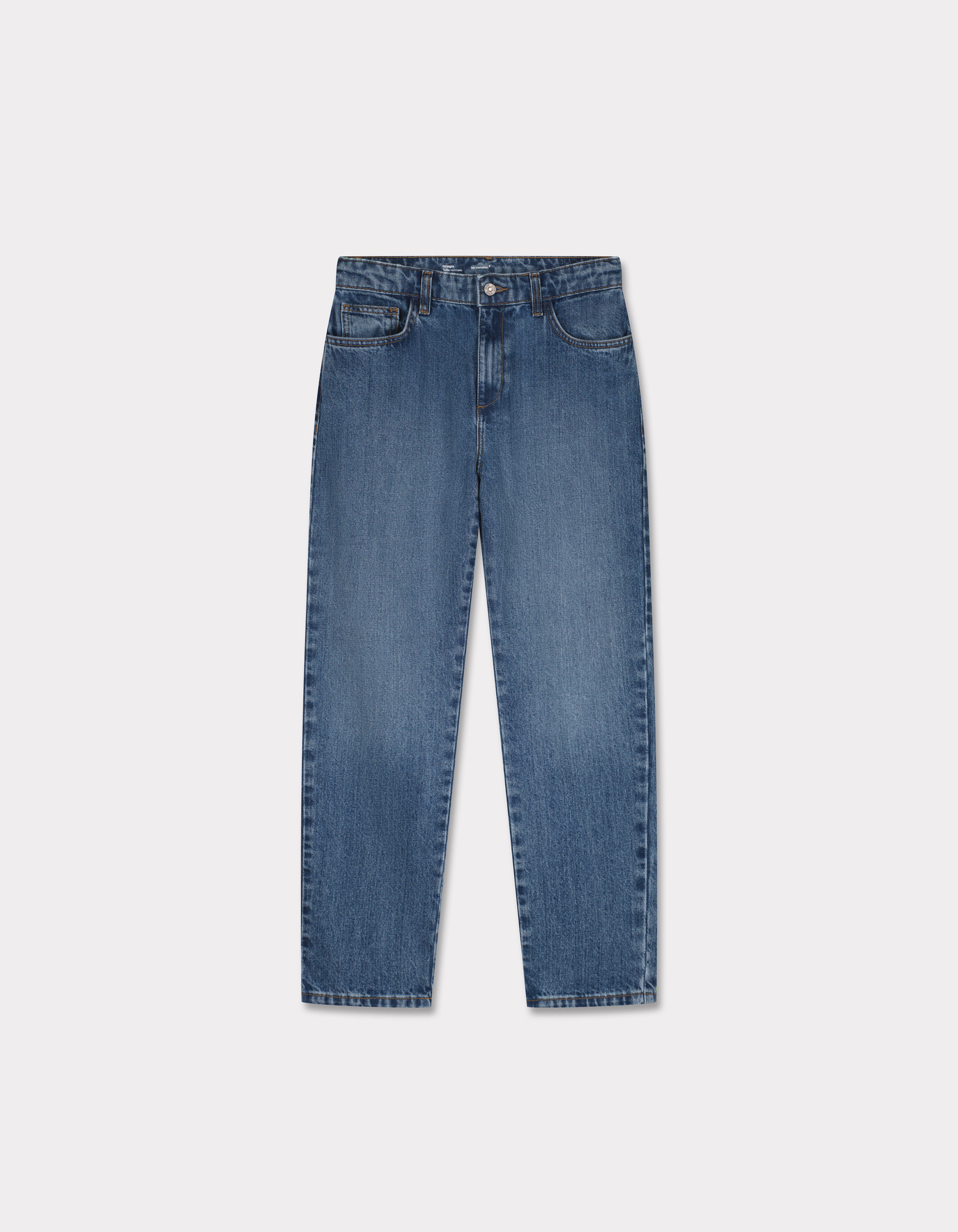 Jean droit taille normale - bleu foncé