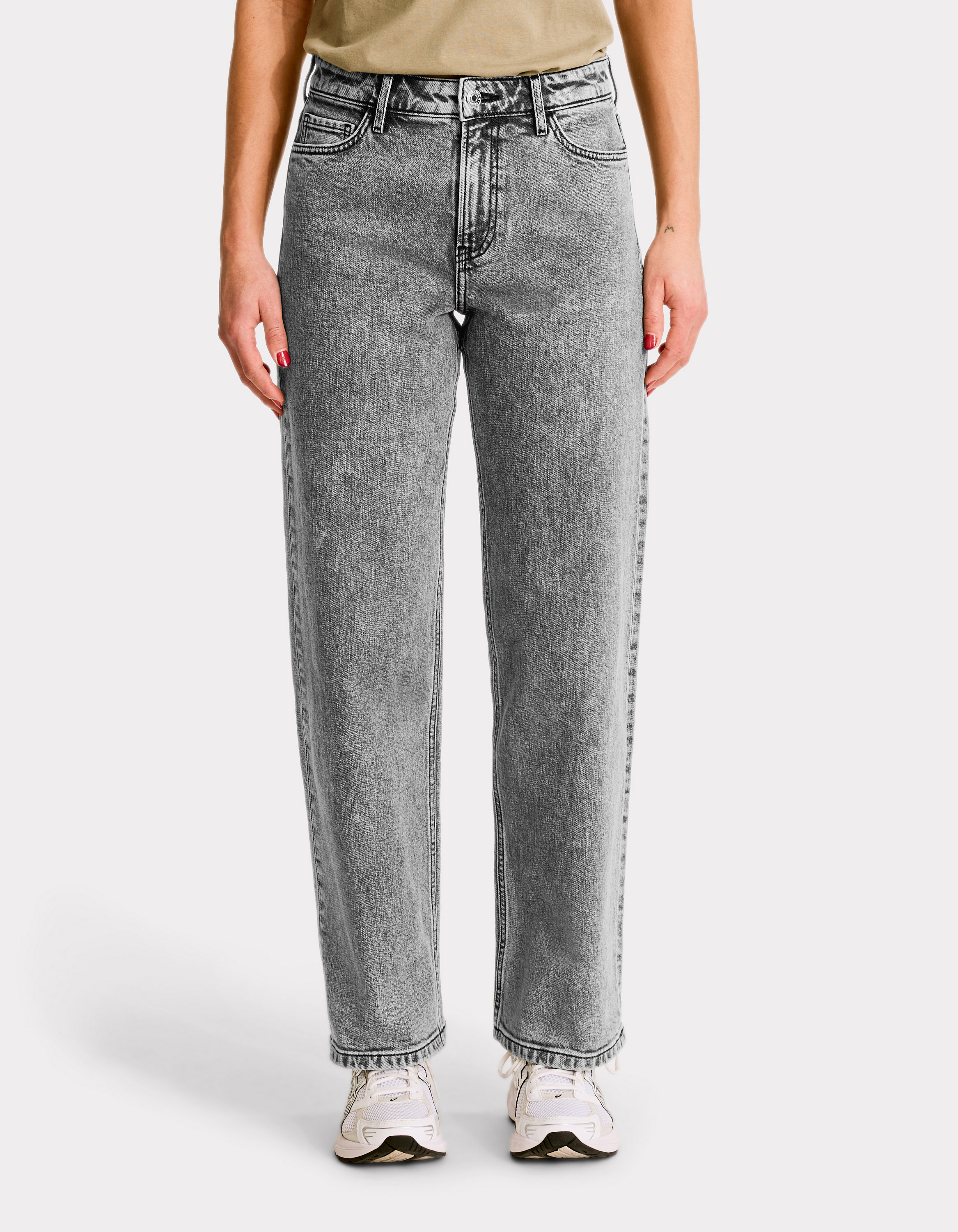 Jean large - gris clair - celio - Modalova
