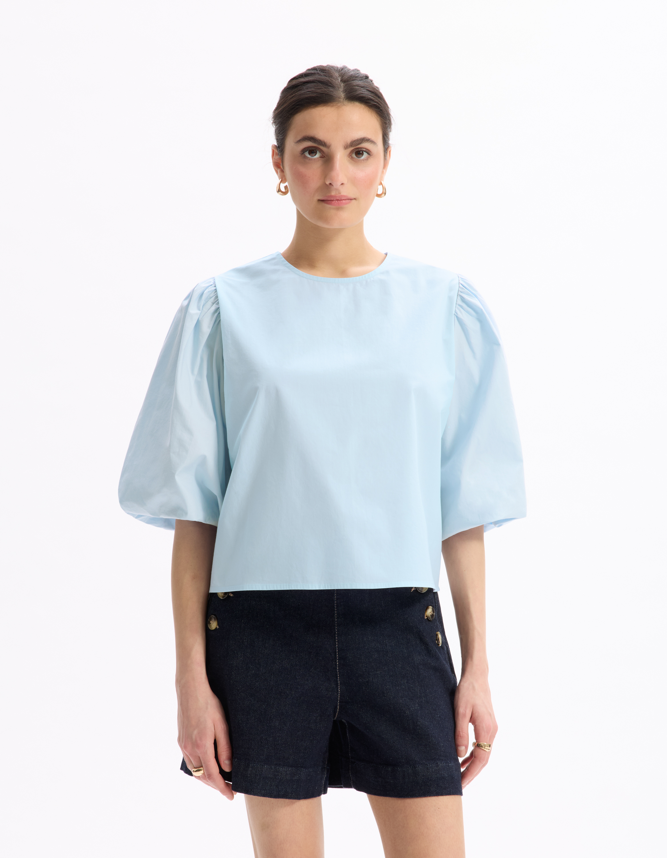 Blouse - bleu clair - celio - Modalova