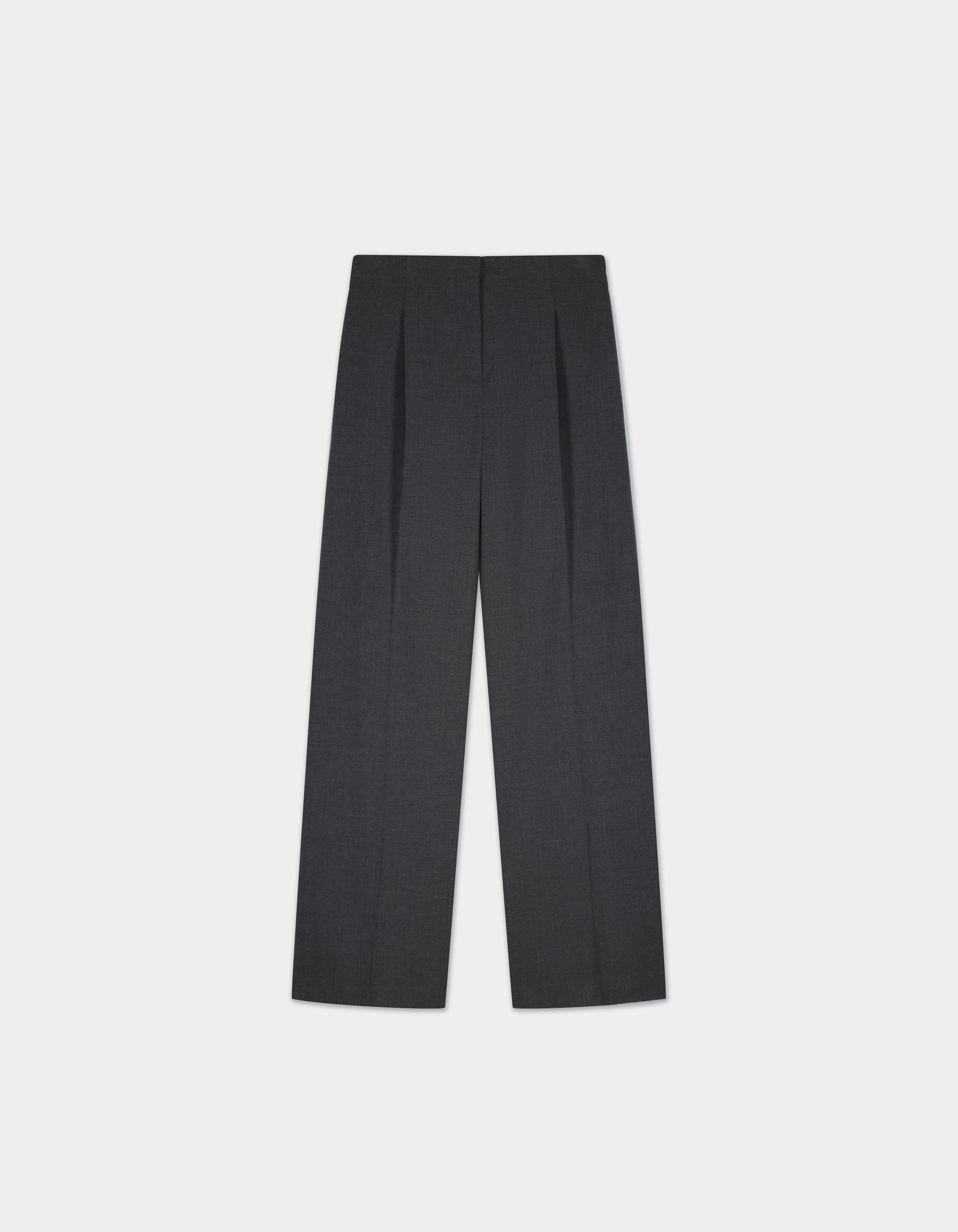 Pantalon large - gris anthracite