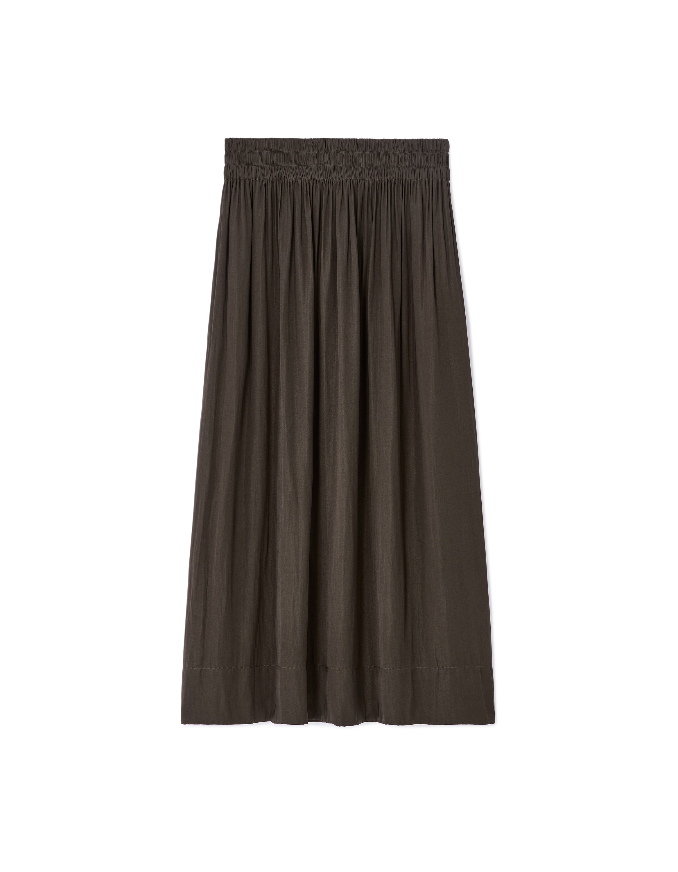 Jupon en satin - gris