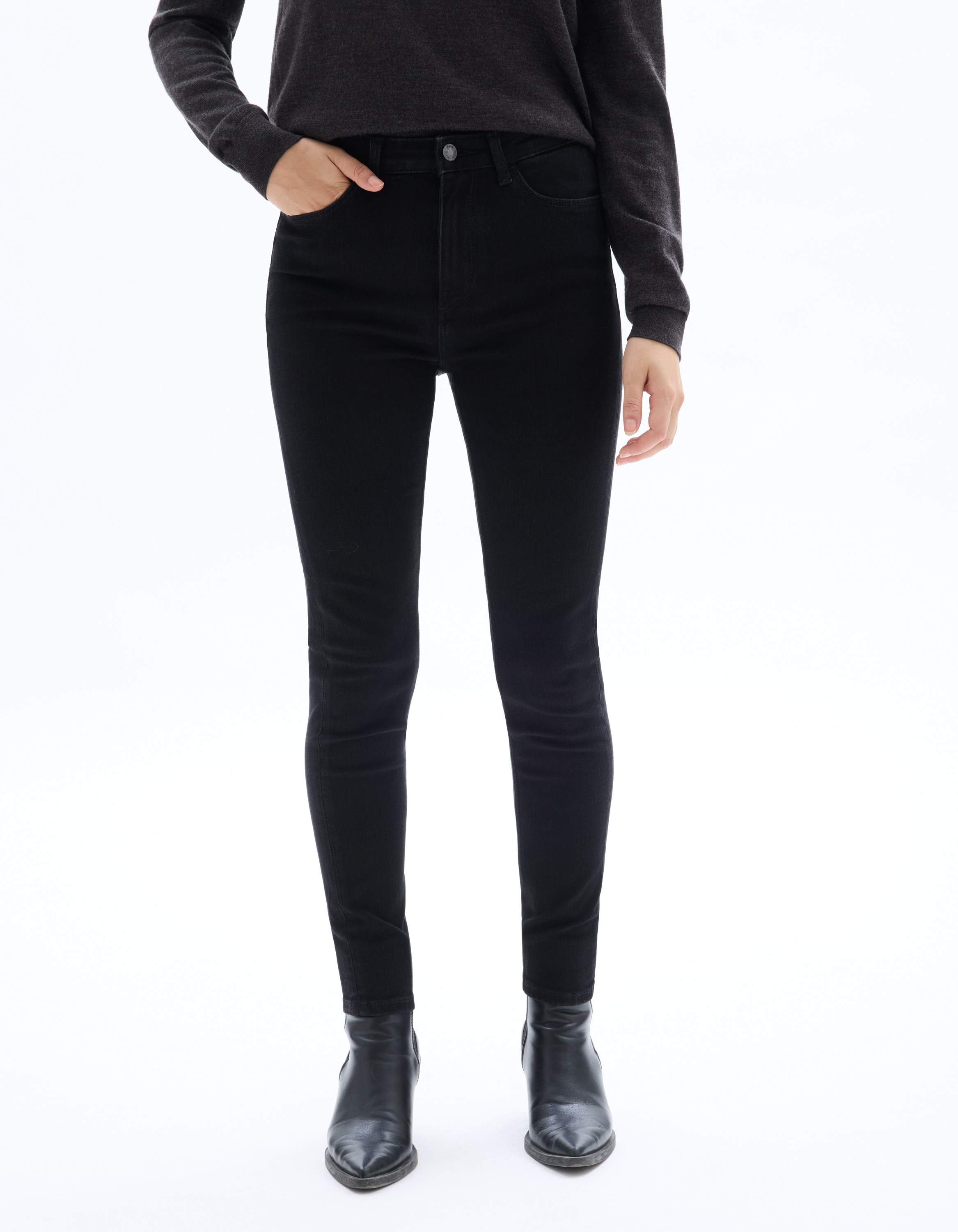Jean skinny - noir - celio - Modalova