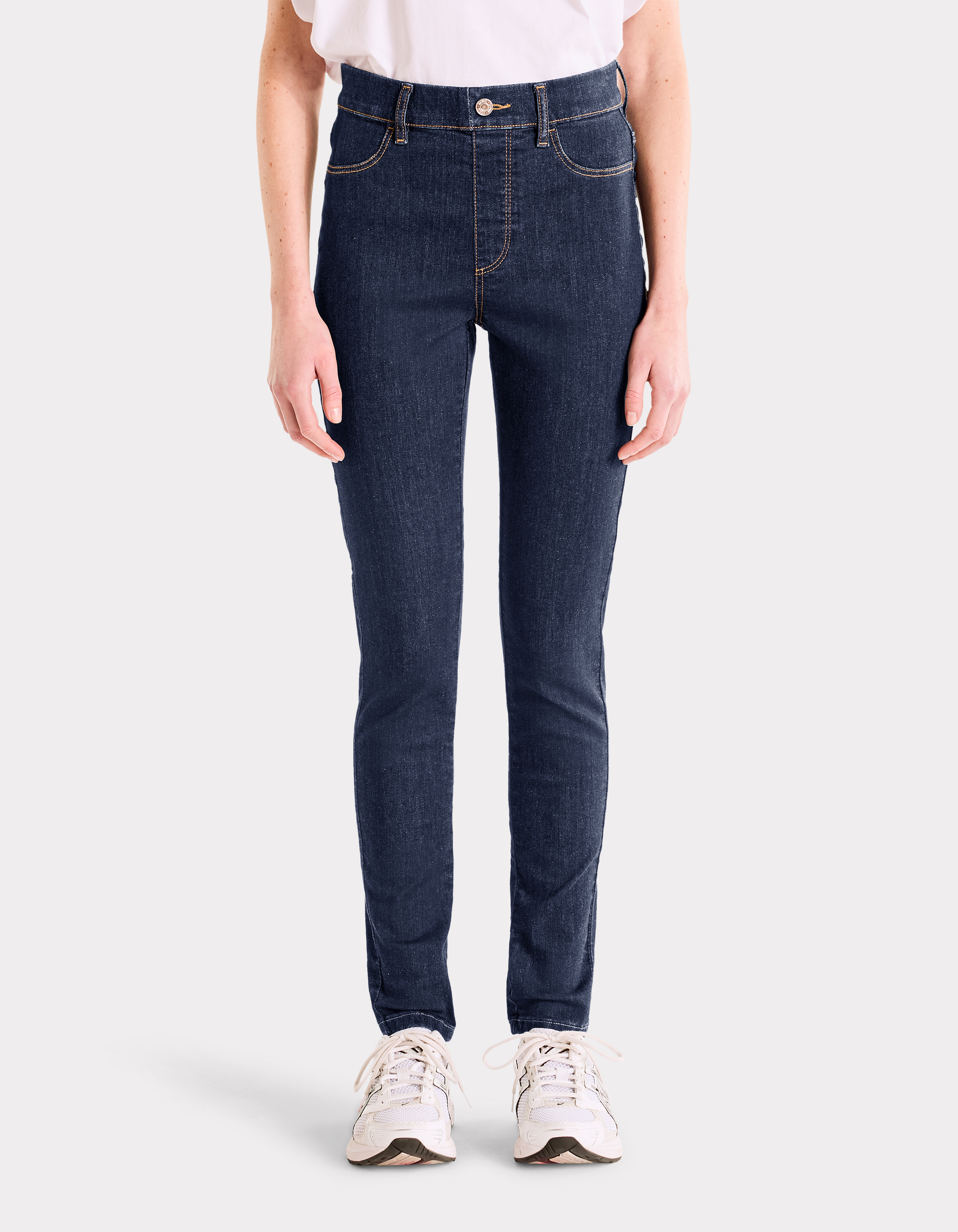 Jegging taille haute - bleu brut - celio - Modalova