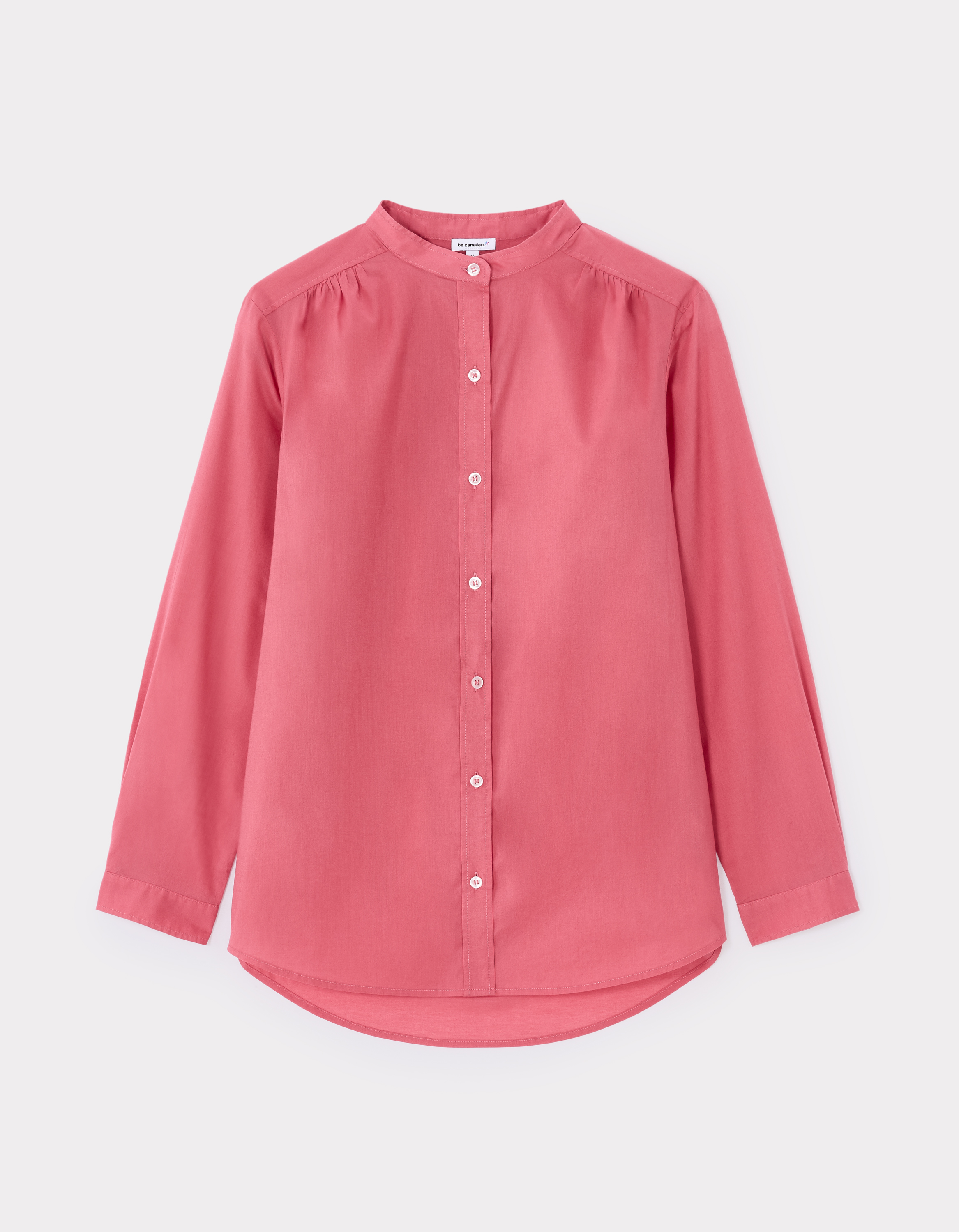 blouse voile de coton - rose