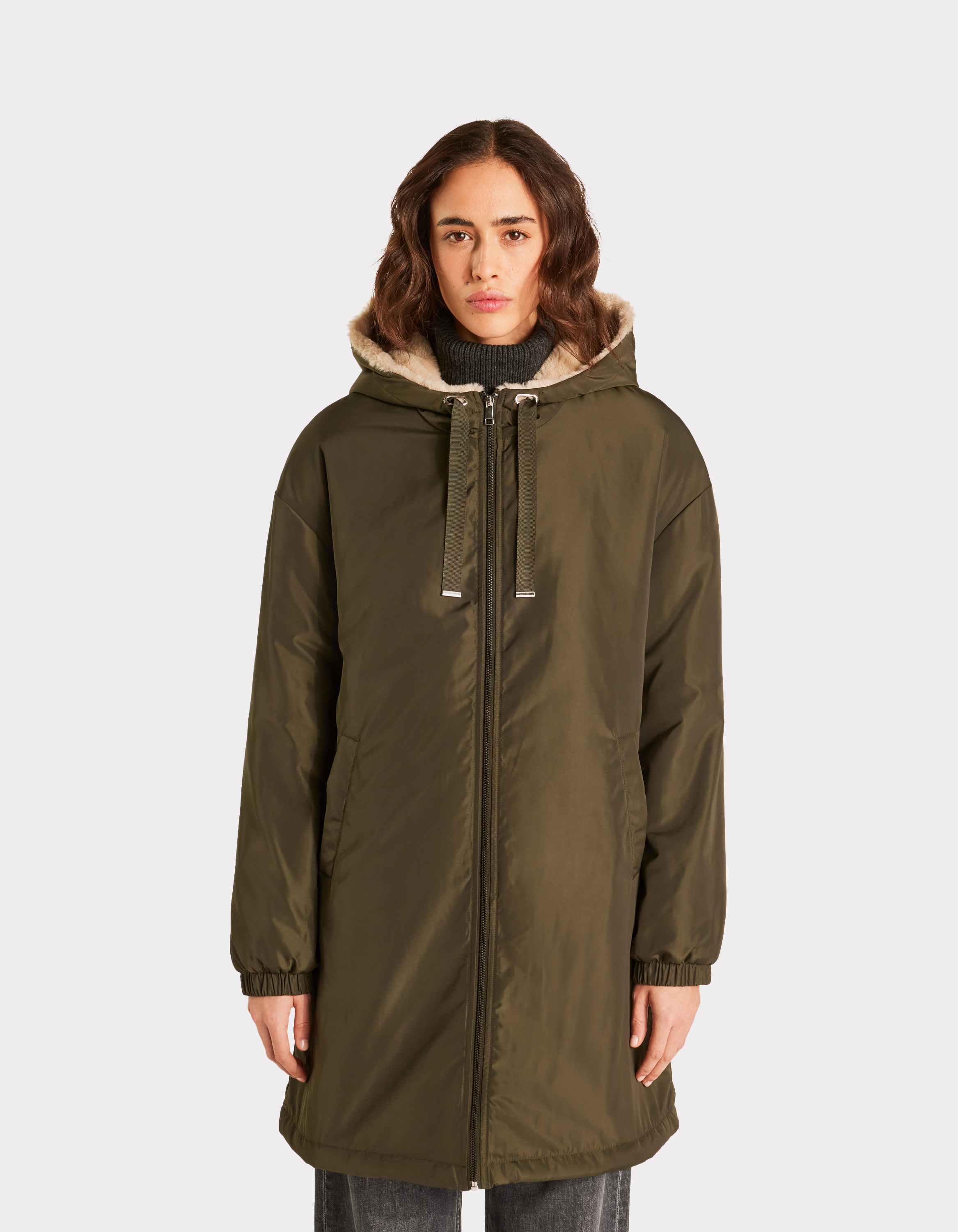 Parka longue avec intérieur duveteux - celio - Modalova