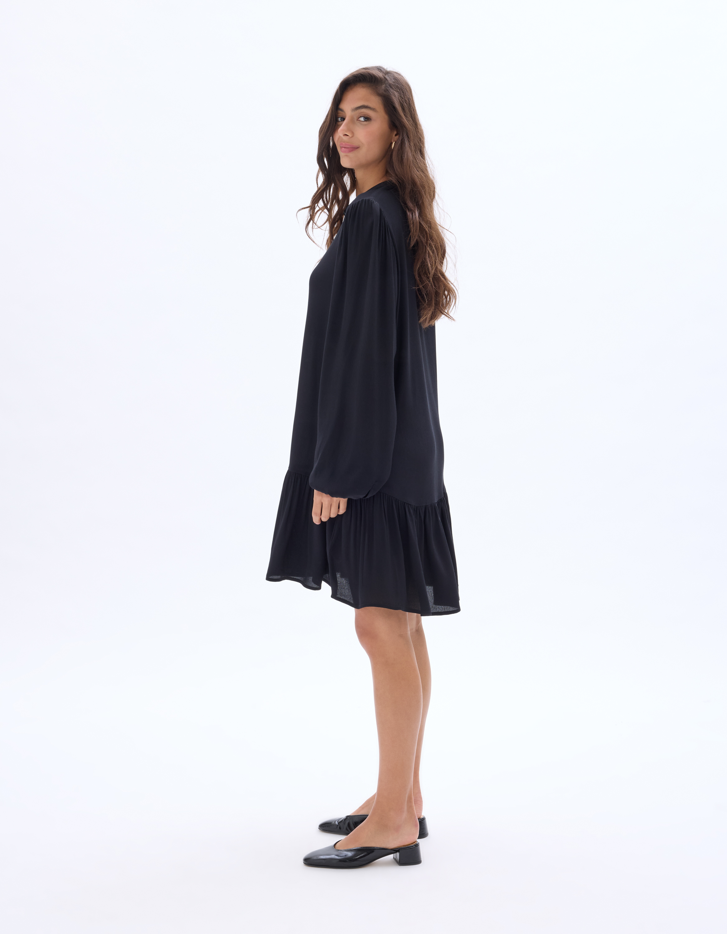 Robe courte droite à manches - celio - Modalova