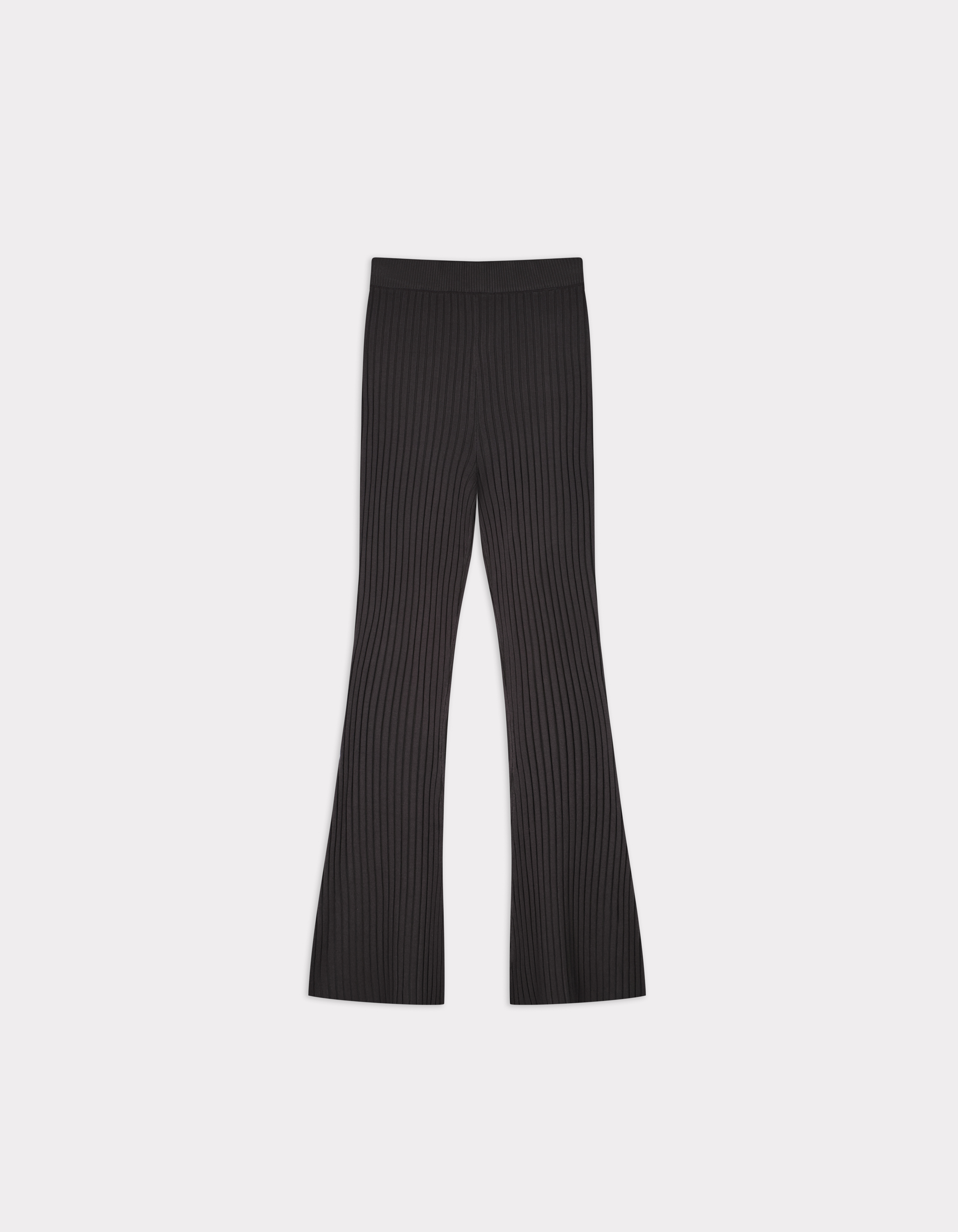 Pantalon en côtes plates - gris