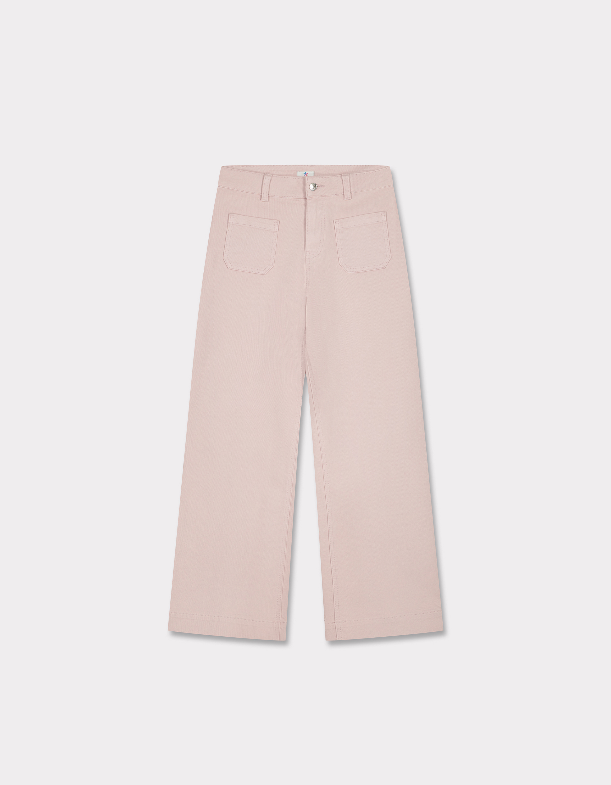 Pantalon large - rose