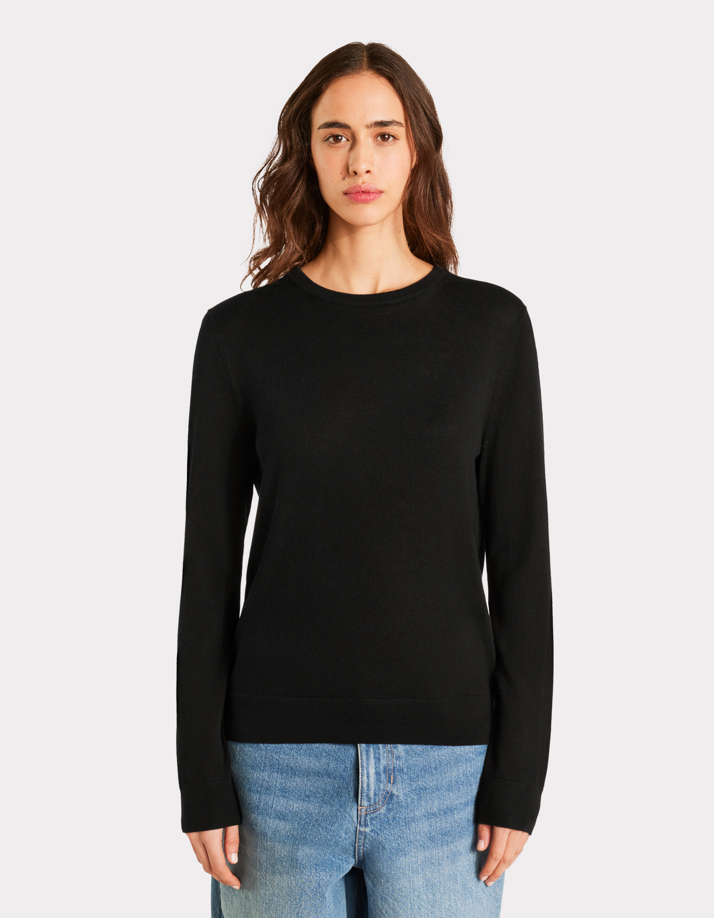 Pull 100% laine mérinos à col rond - celio - Modalova