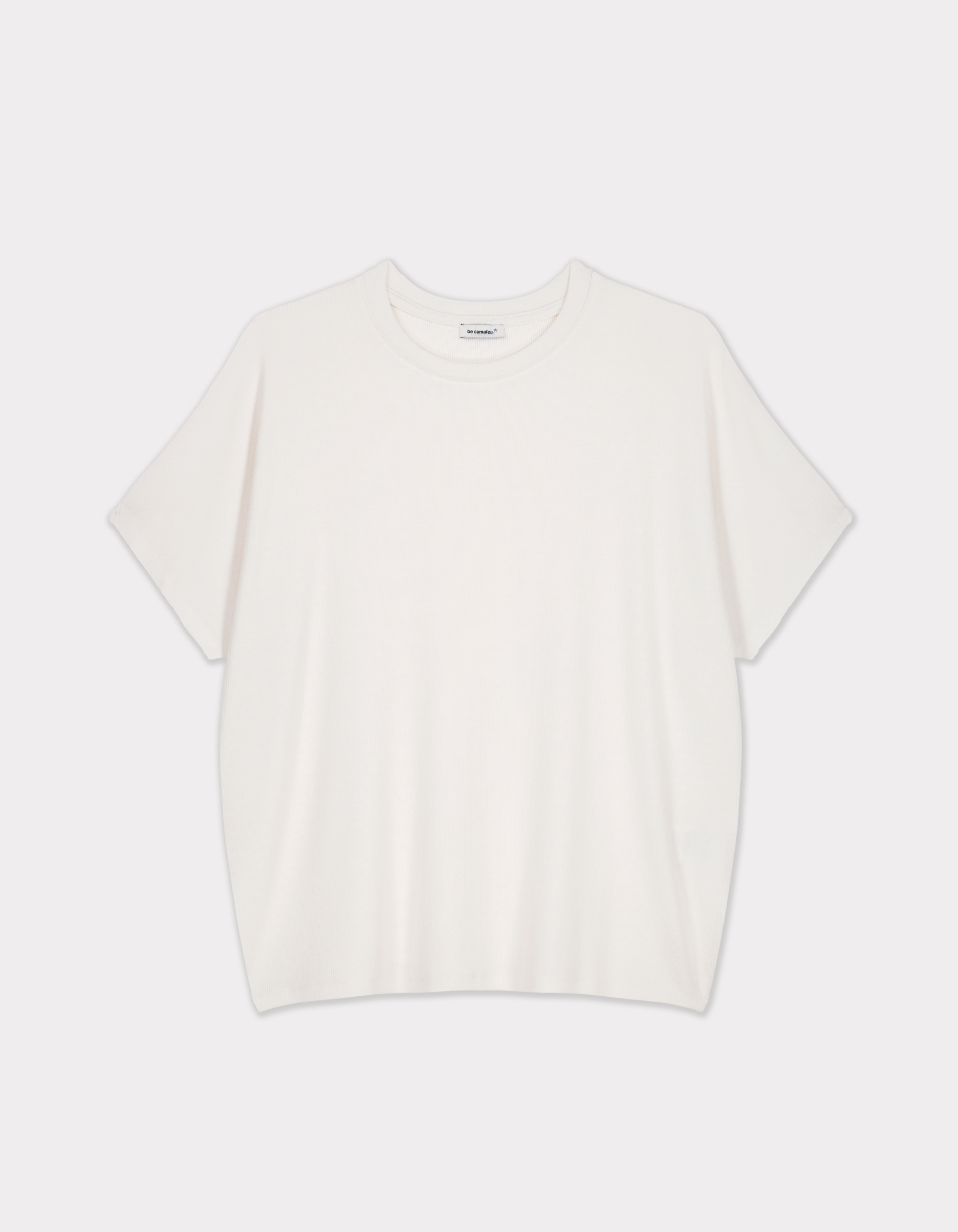 T-shirt en modal - beige