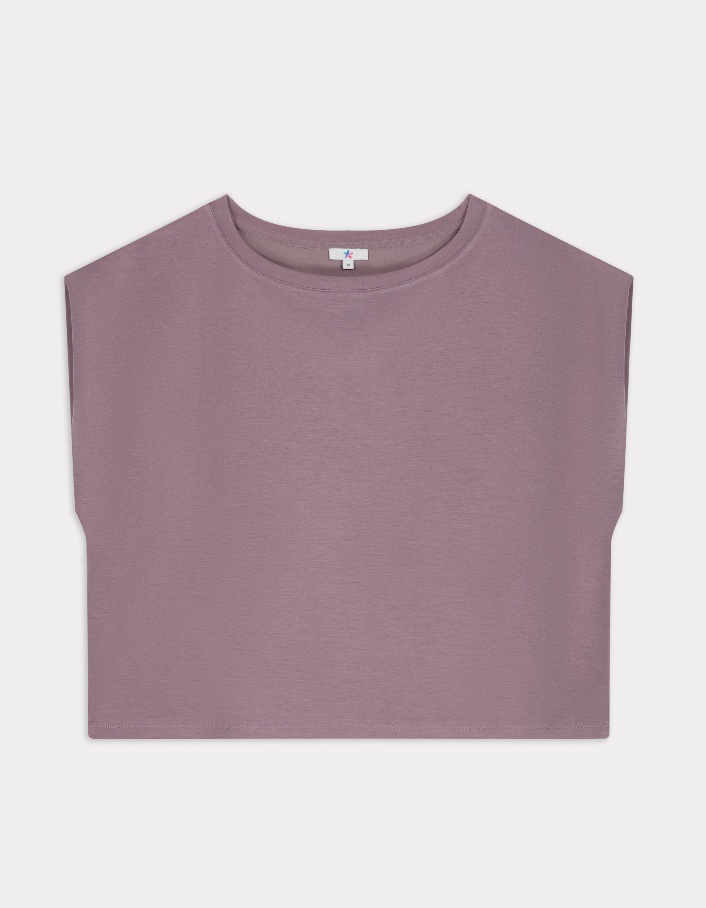 T-shirt ample sans manches HOME - violet