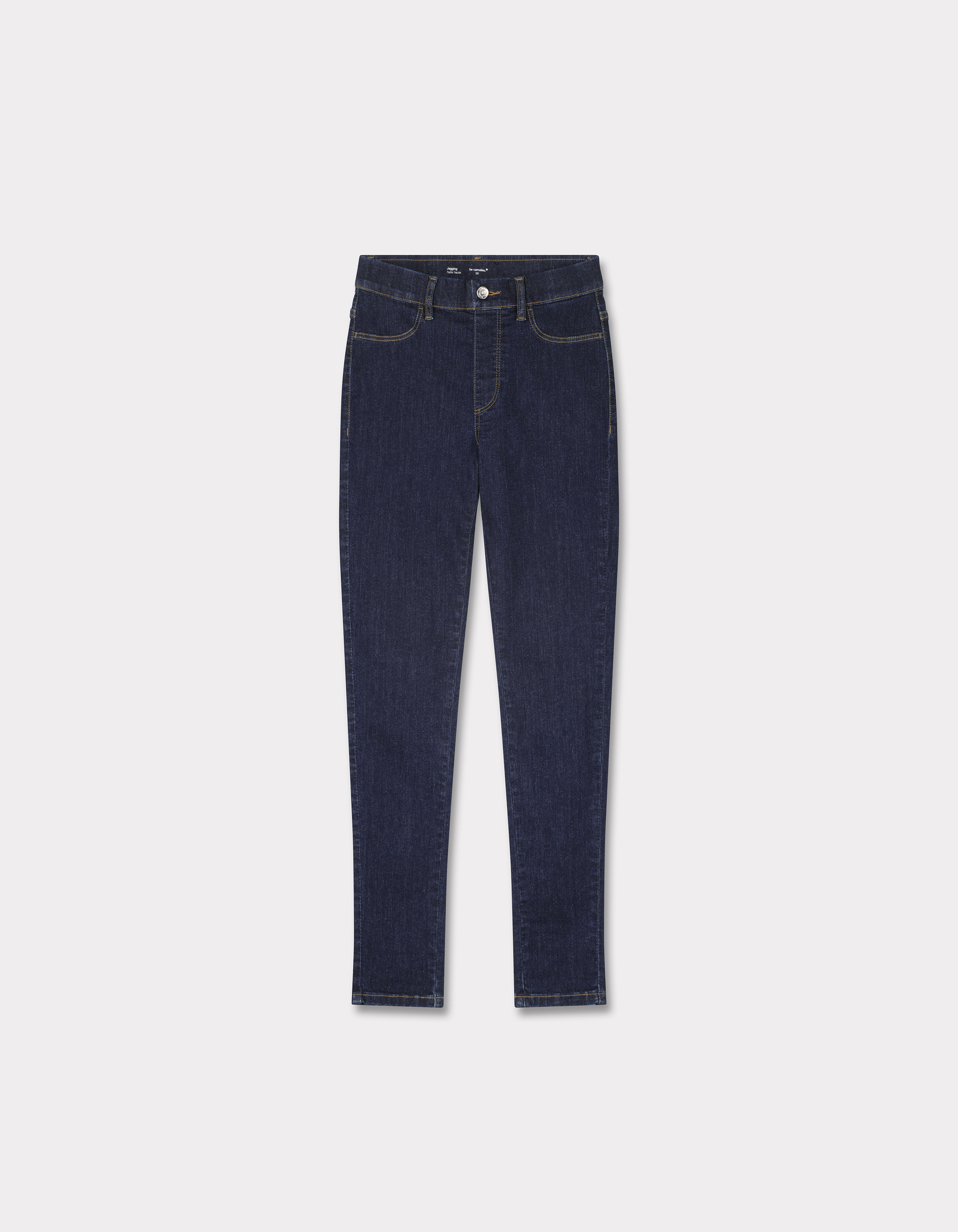 Jegging taille haute - bleu brut