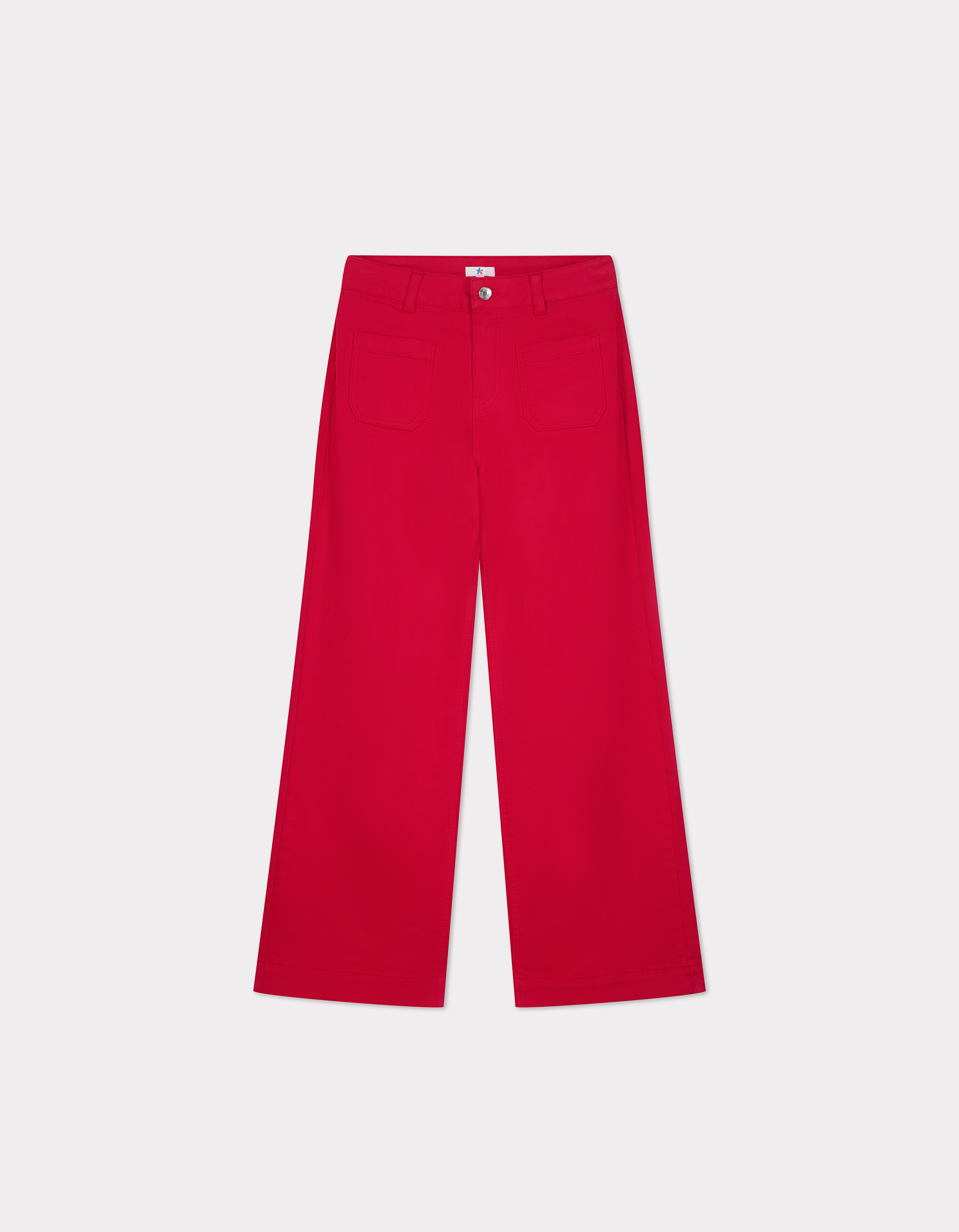 Pantalon large - rouge
