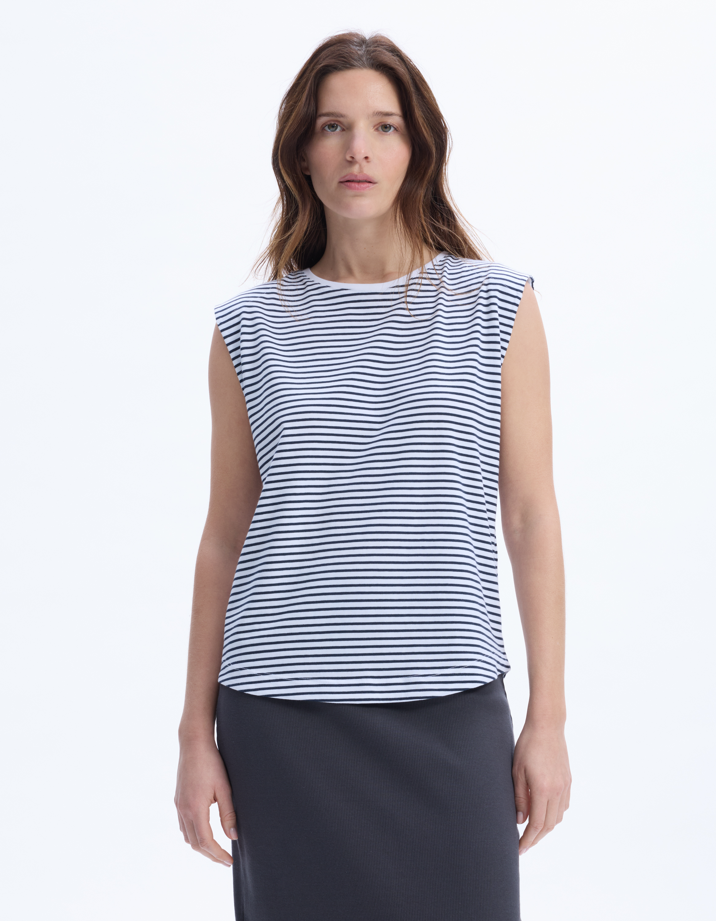 T-shirt sans manches à rayures - celio - Modalova