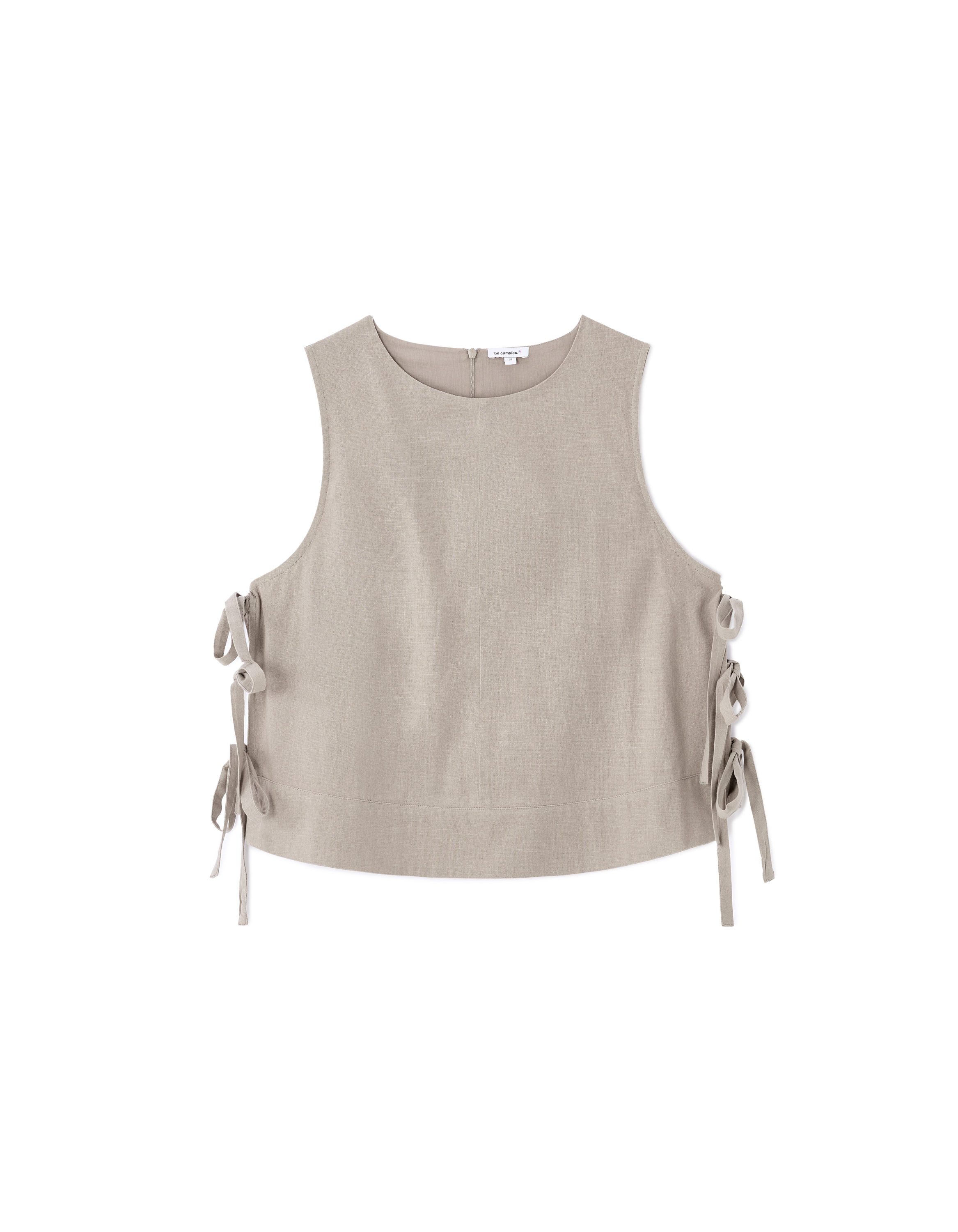 Top avec liens côtés - gris