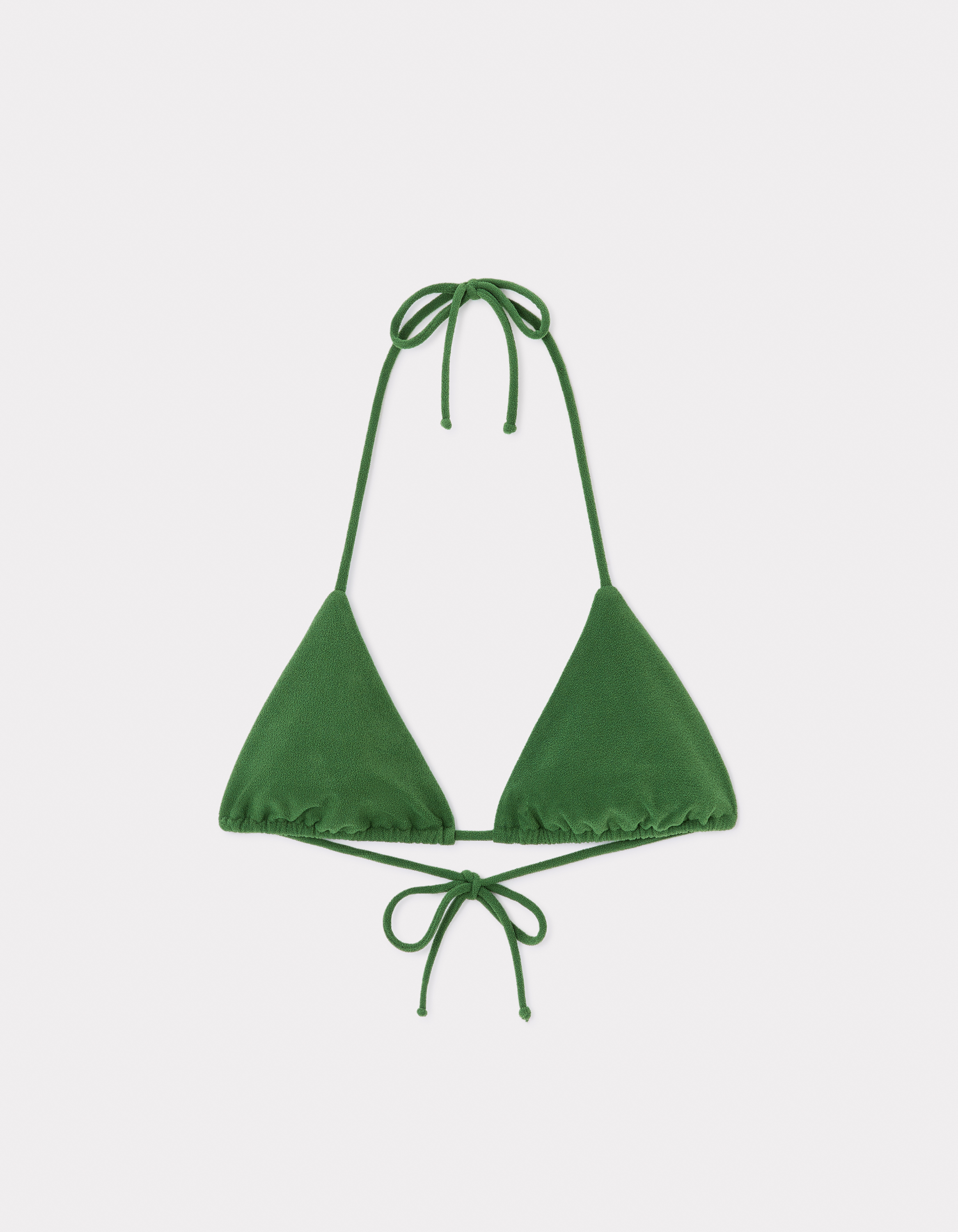 Haut de maillot de bain triangle - vert