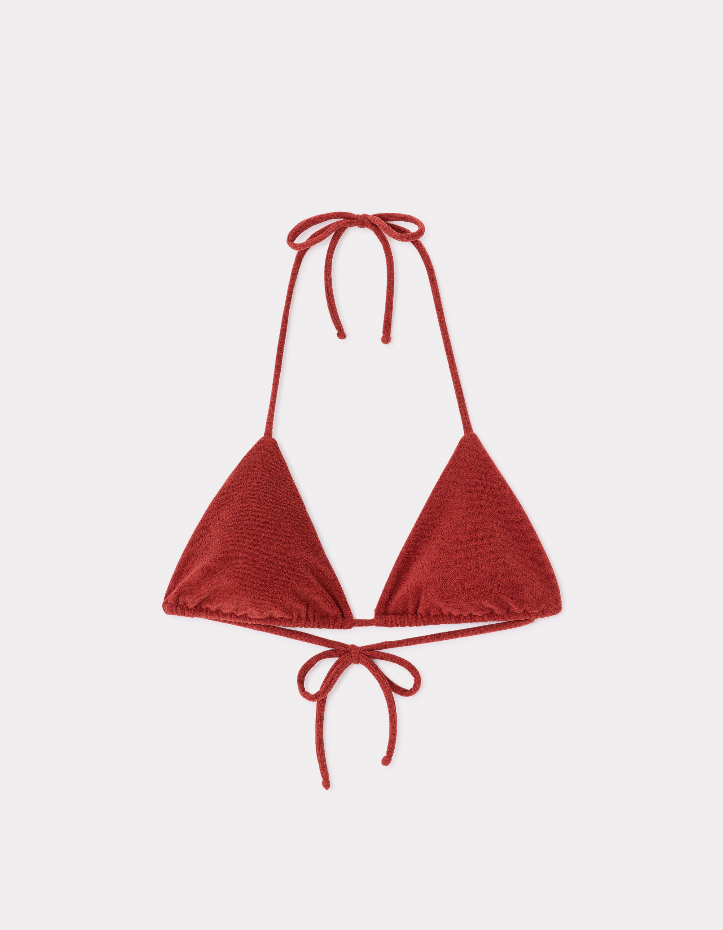 Haut de maillot de bain triangle - caramel