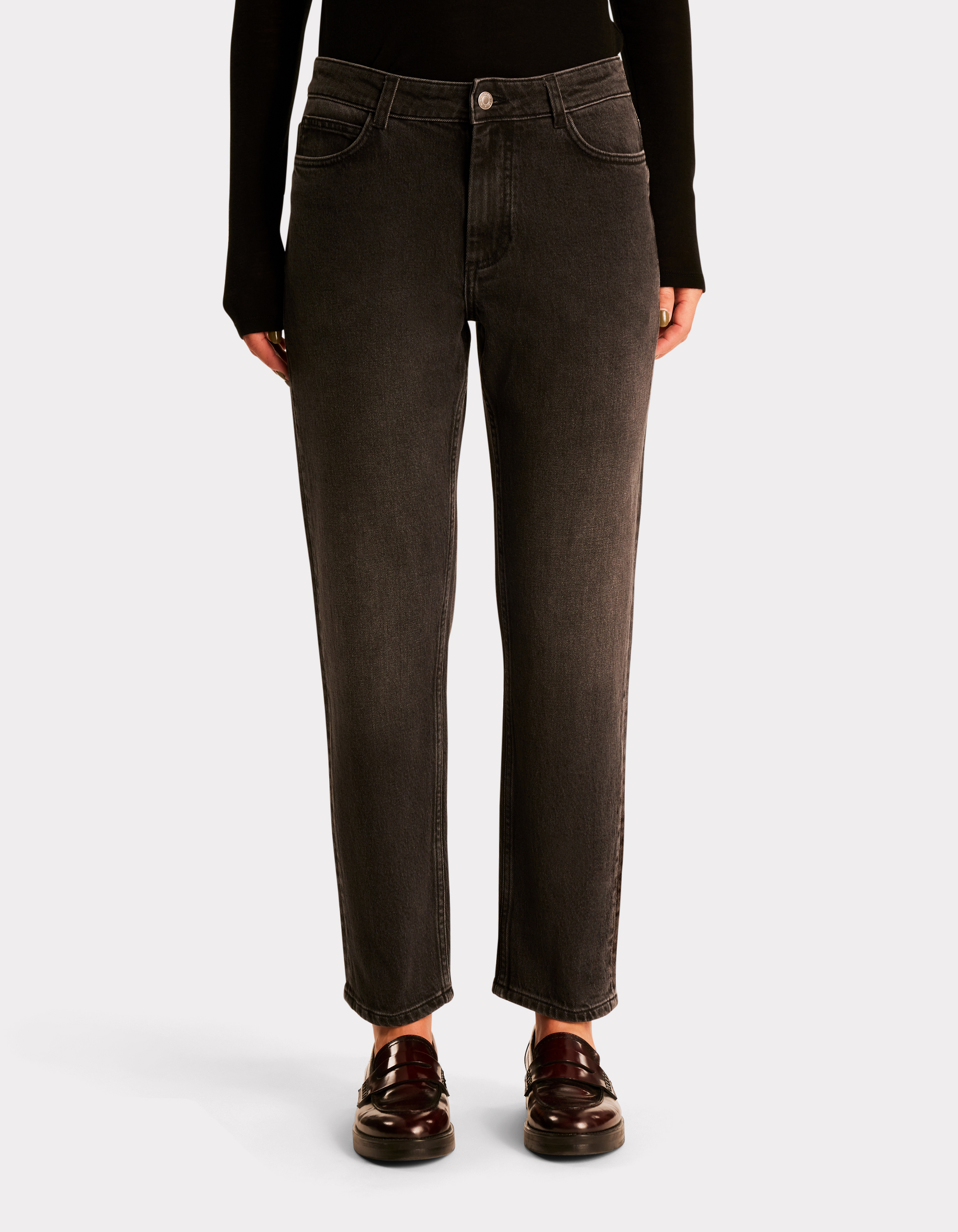 Jean droit confort - gris - celio - Modalova