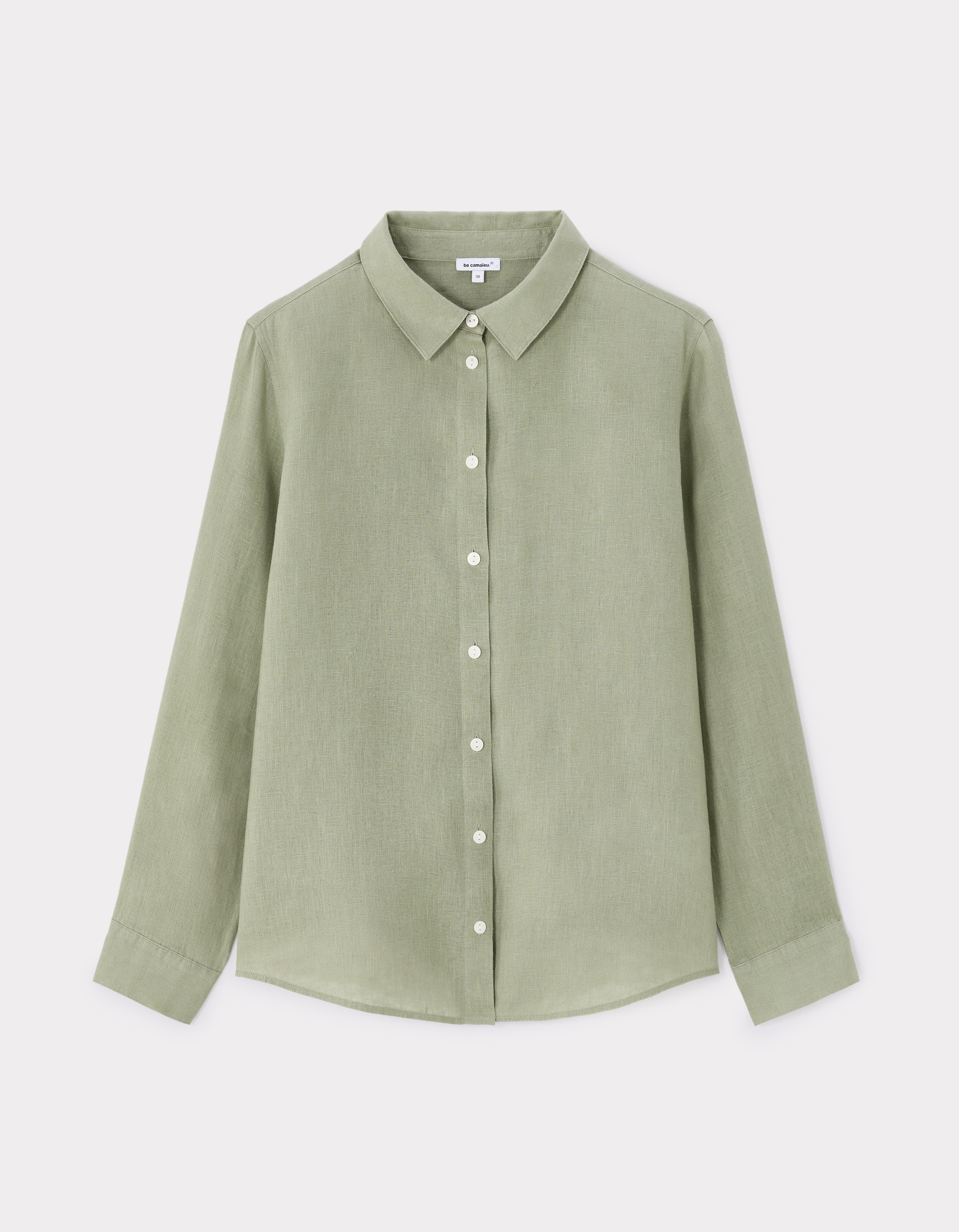 Chemise 100% Lin - vert