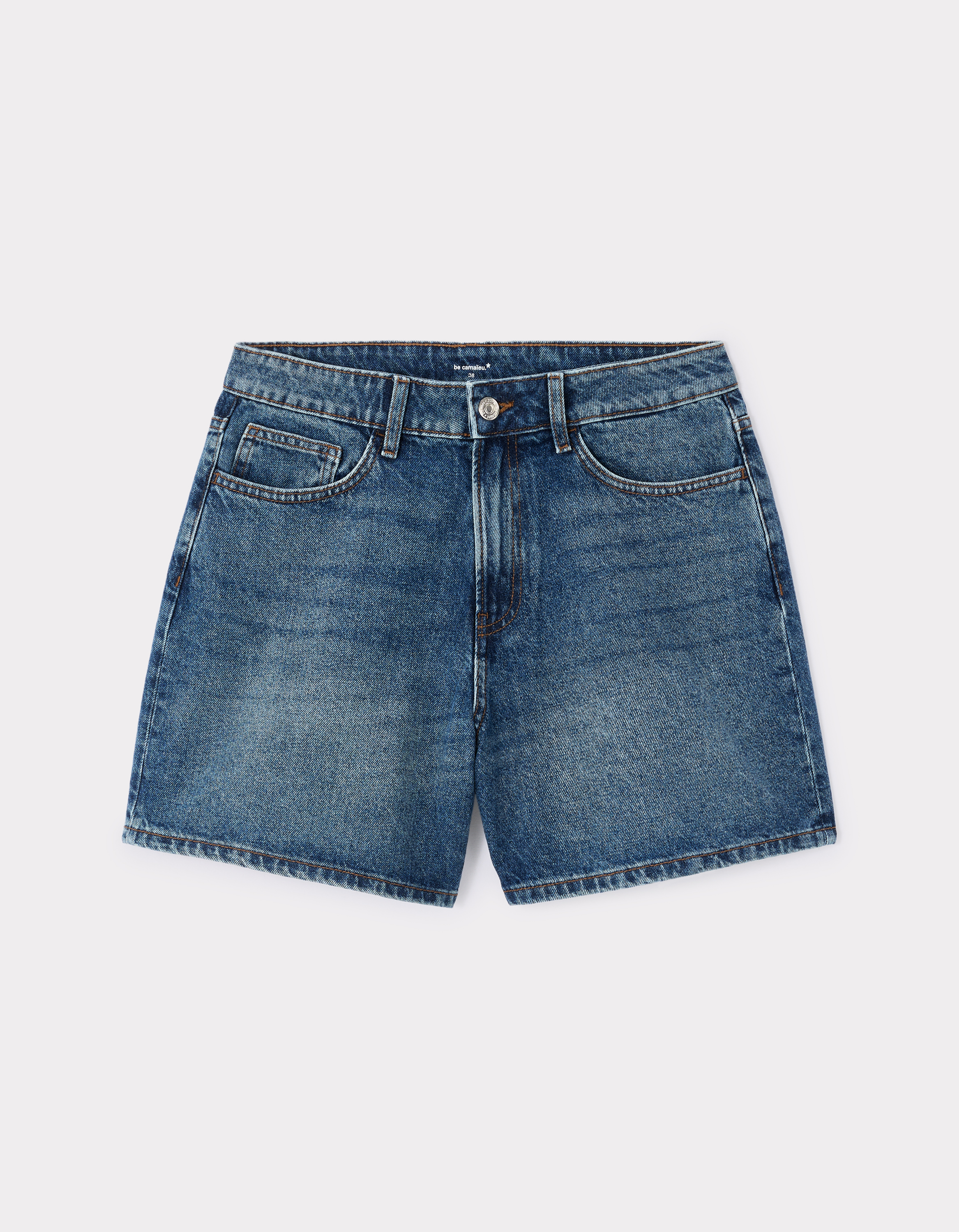 Short en jean - bleu