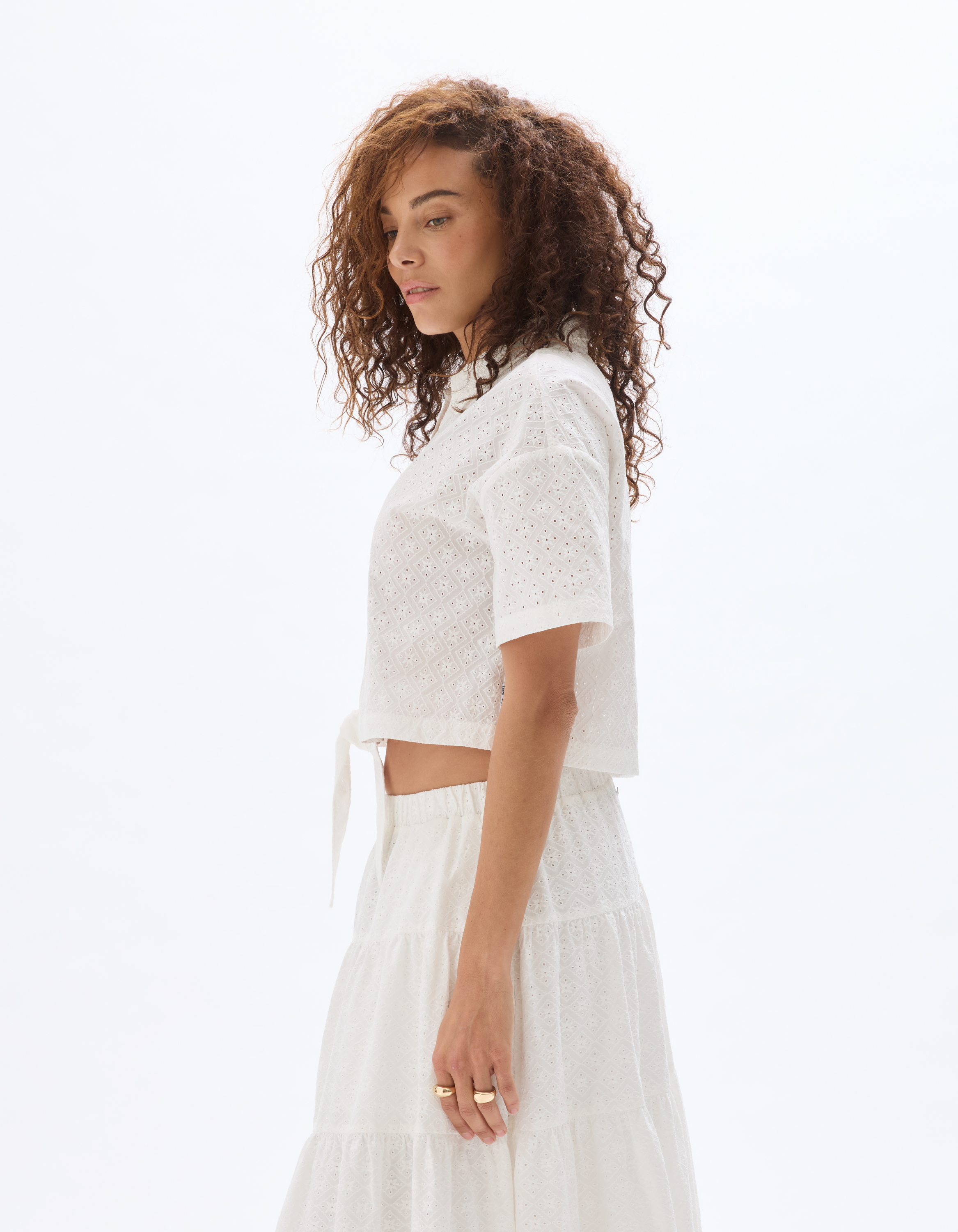 Saint-Tropez - Chemise courte blanche - celio - Modalova