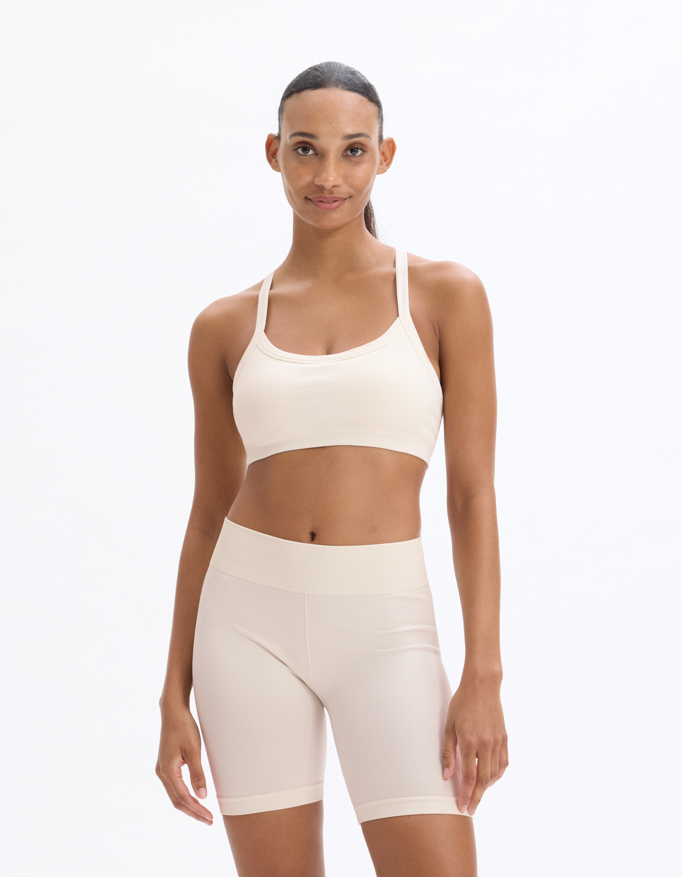 Top sans coutures à fines bretelles - écru - celio - Modalova