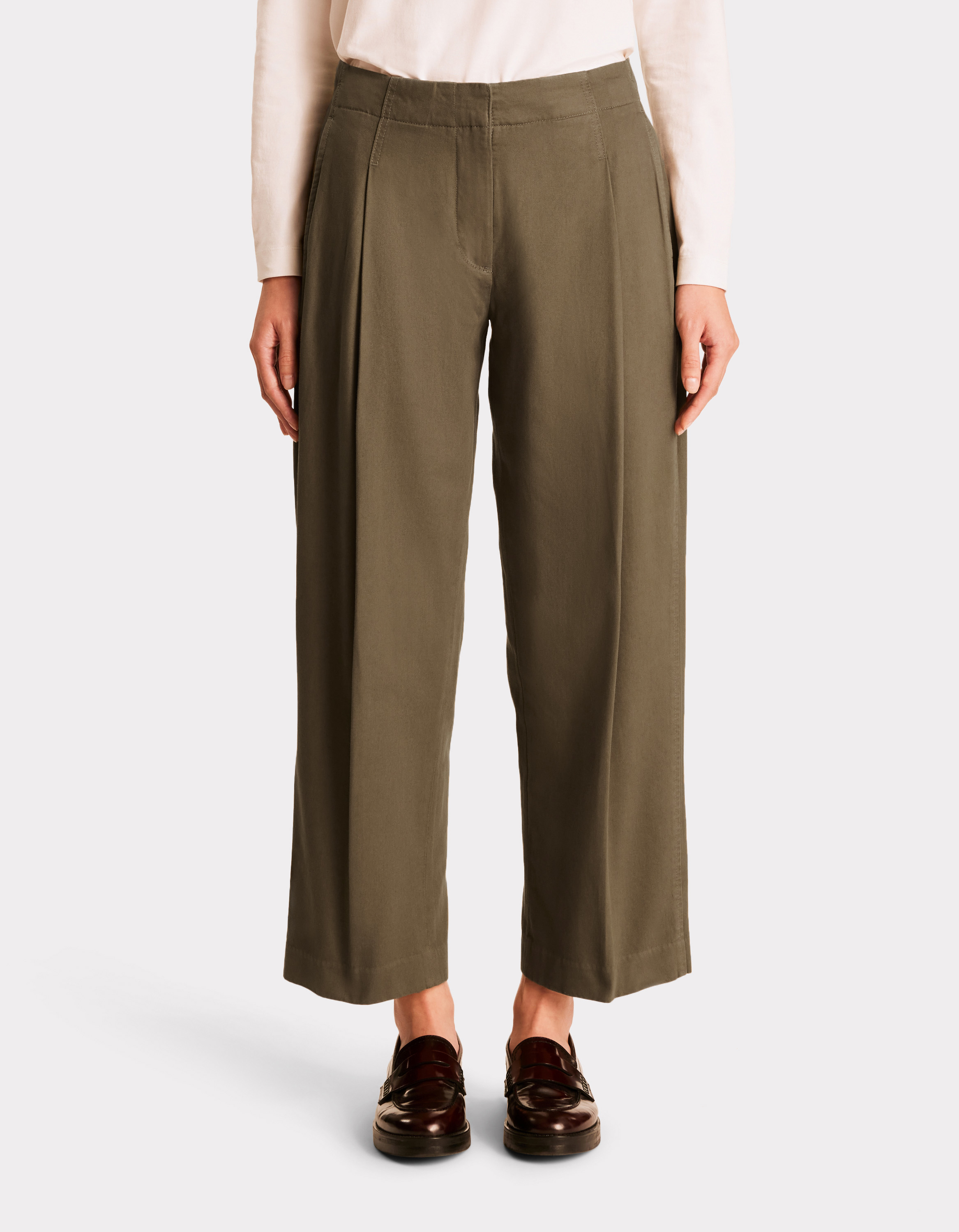 Pantalon barrel - kaki - celio - Modalova