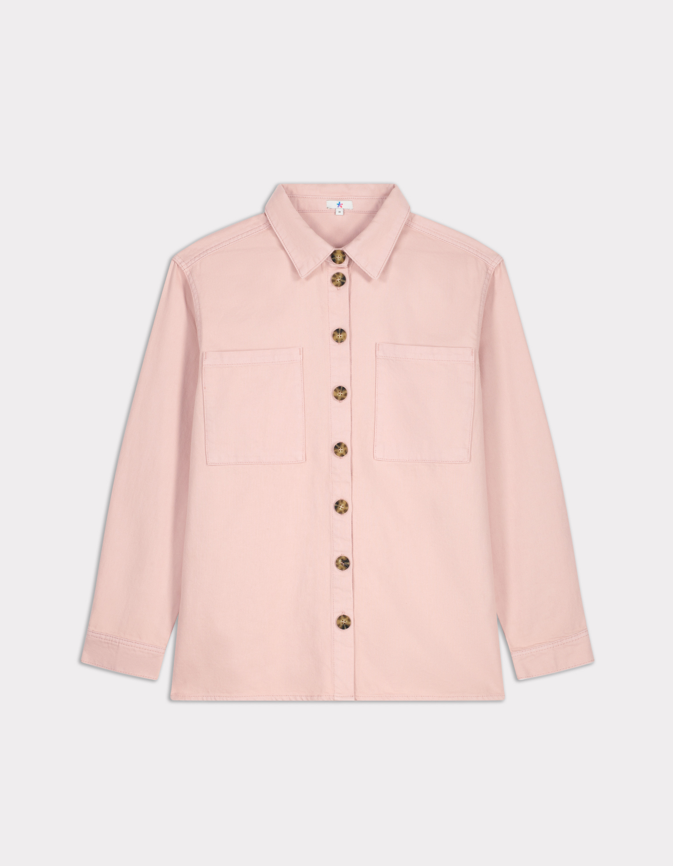Surchemise en coton - rose