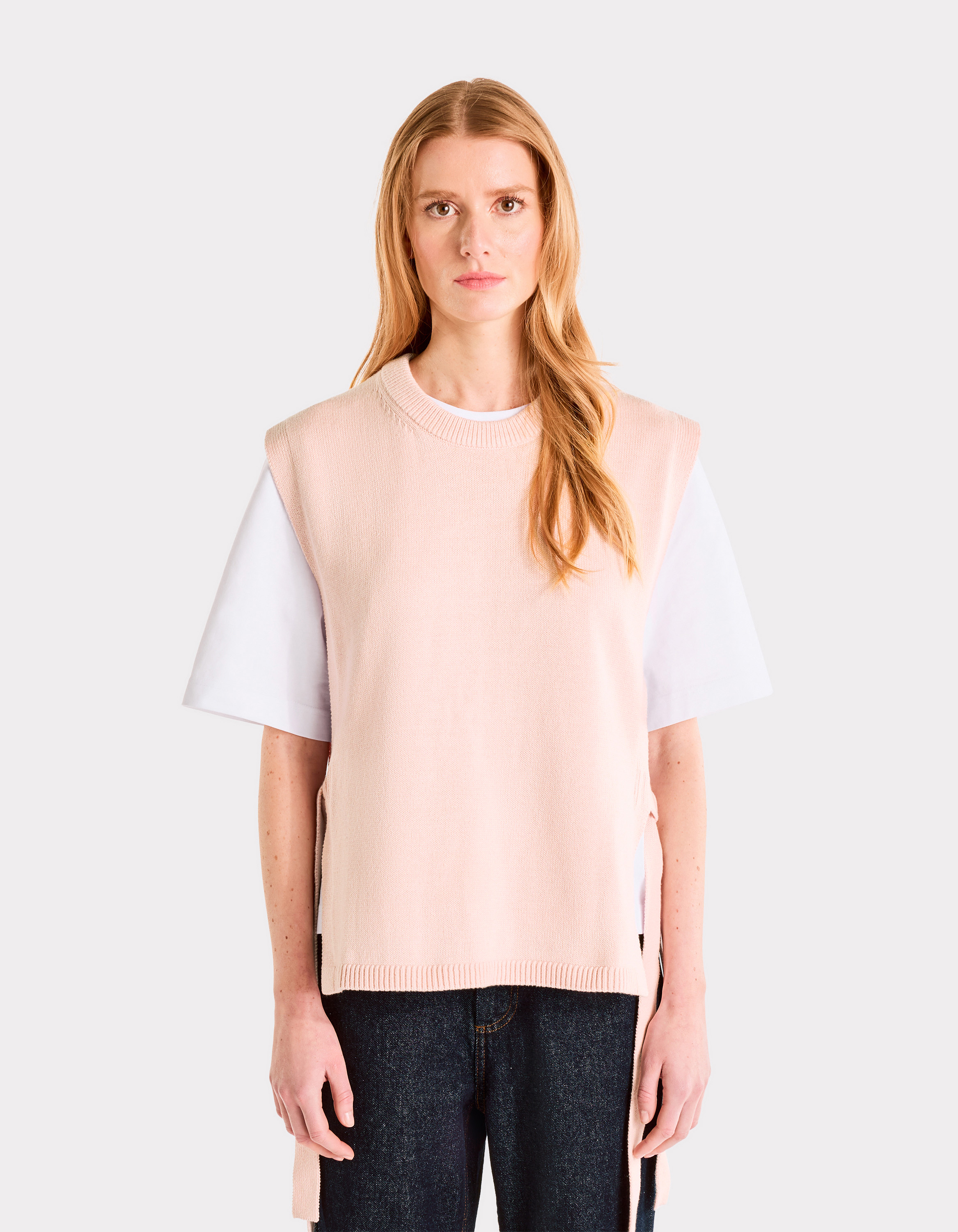 Pull sans manches noué - nude - celio - Modalova