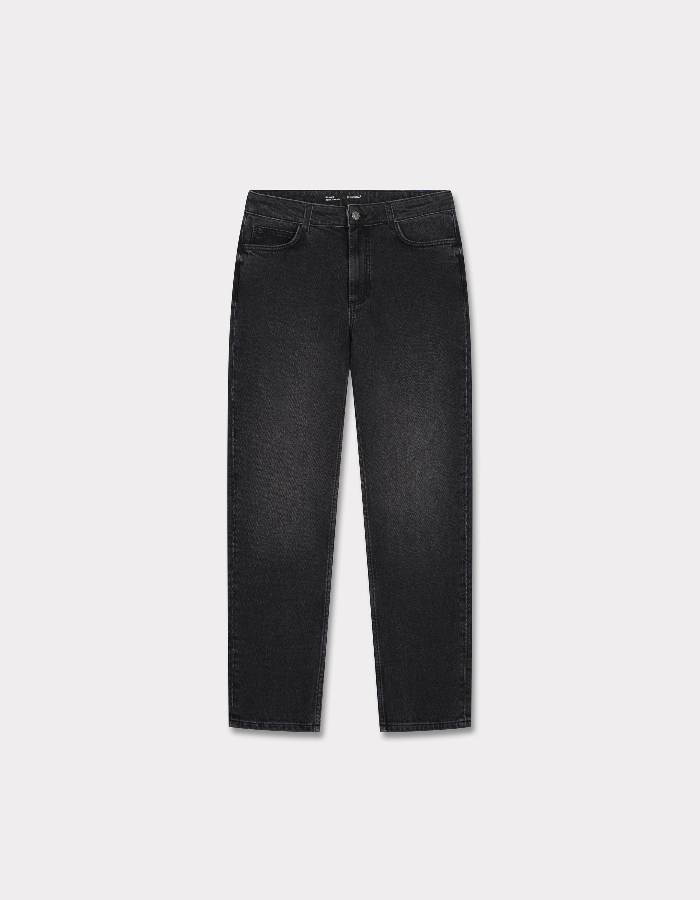 Jean droit confort - gris