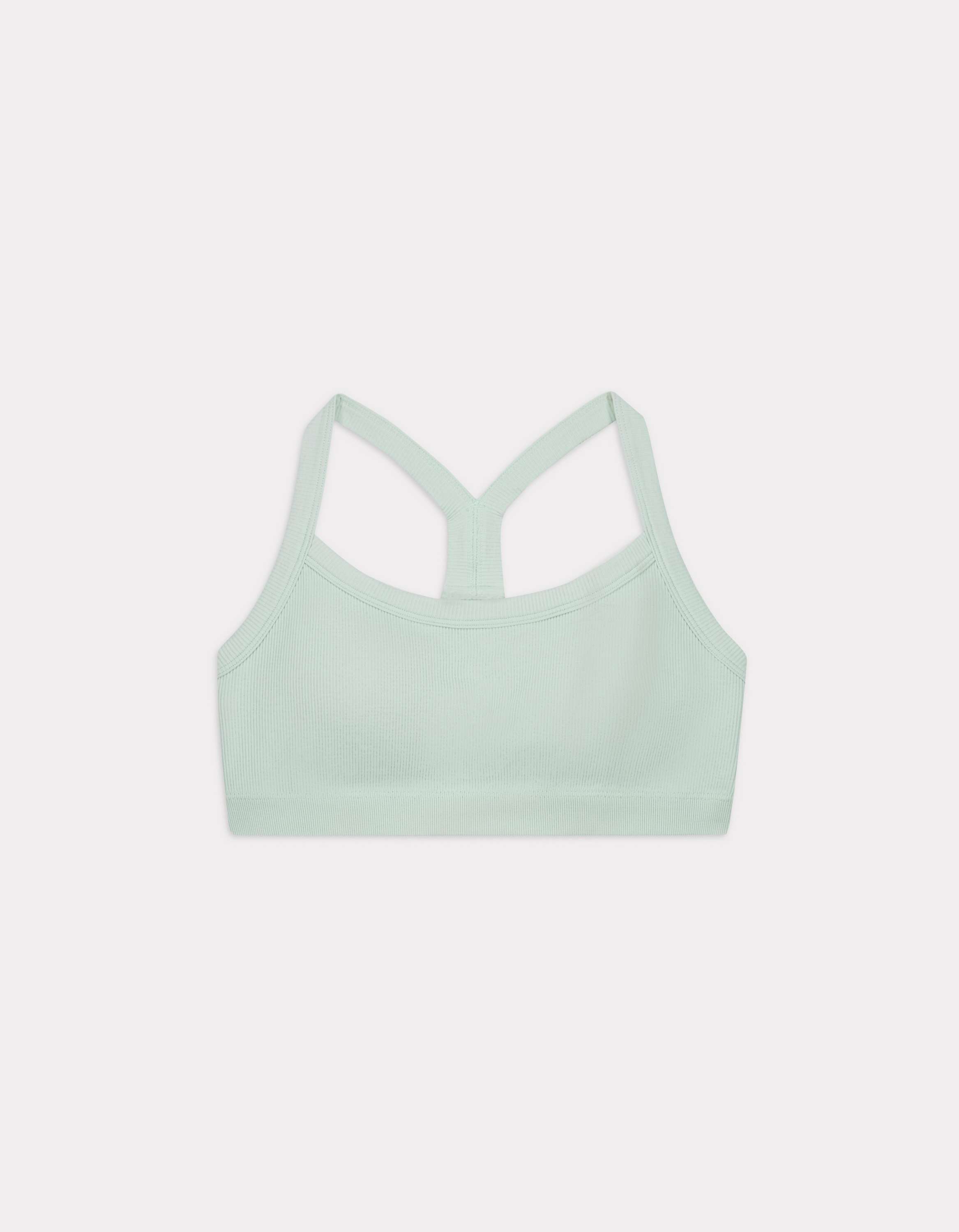 Top sans coutures à fines bretelles - vert