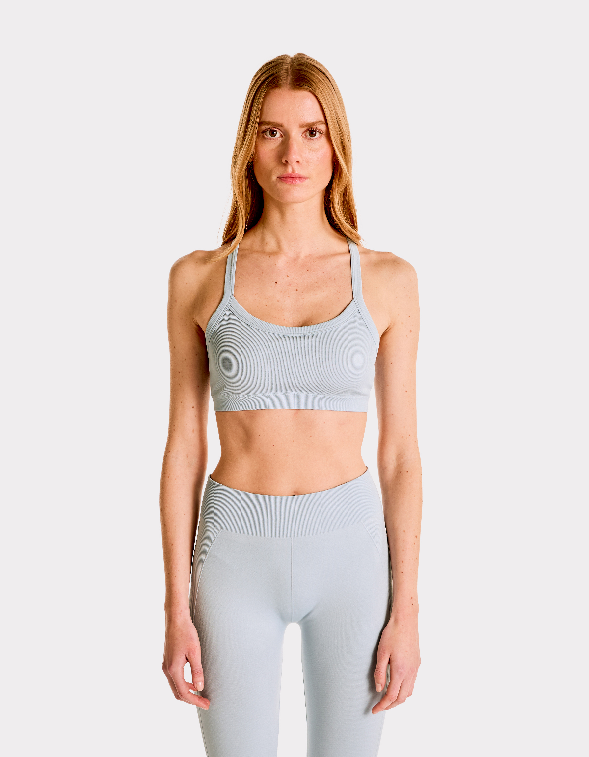 Brassière sans coutures à fines bretelles - bleu clair - celio - Modalova