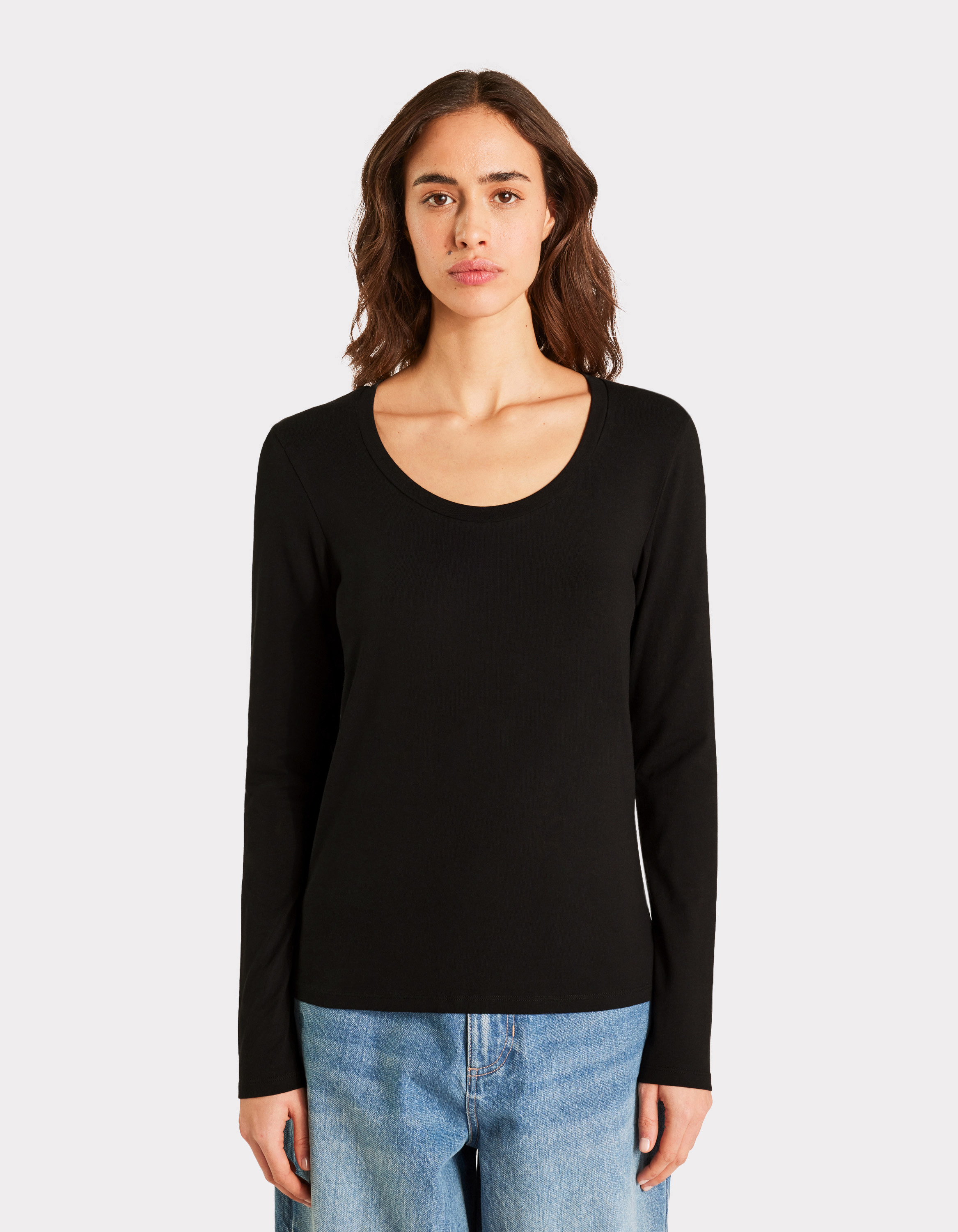 T-shirt ajusté à manches longues - celio - Modalova