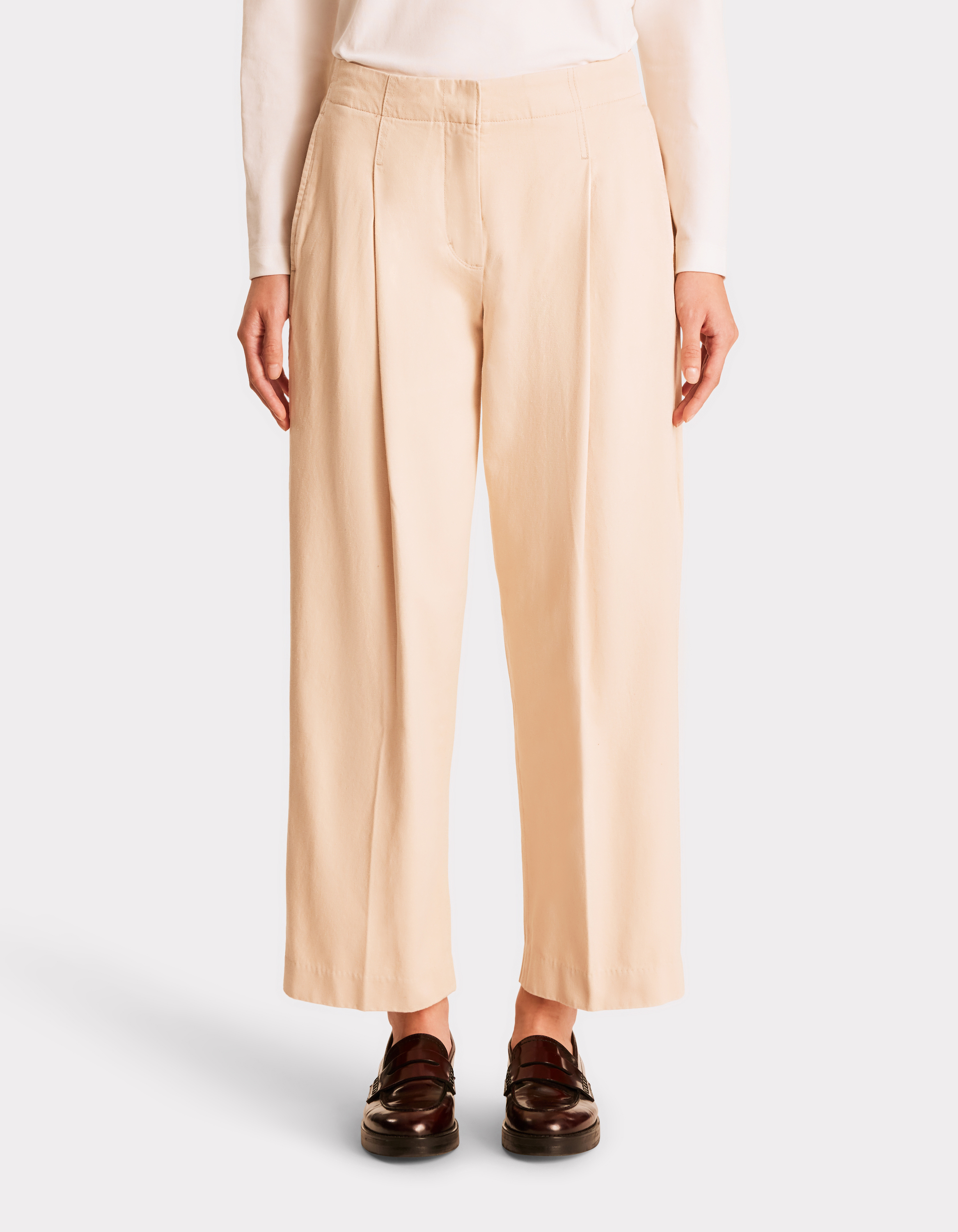 Pantalon barrel - beige - celio - Modalova