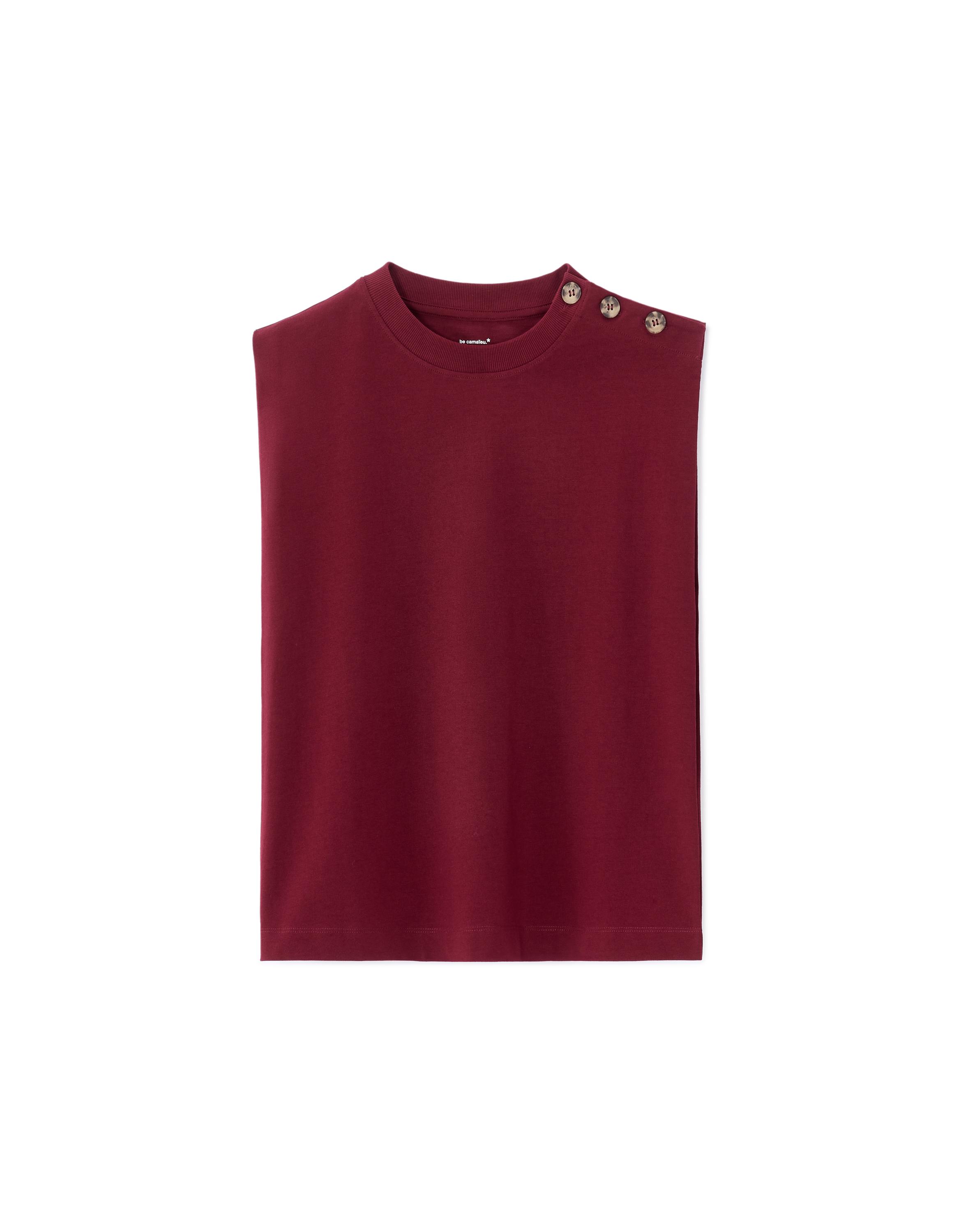 T-shirt sans manches - rouge