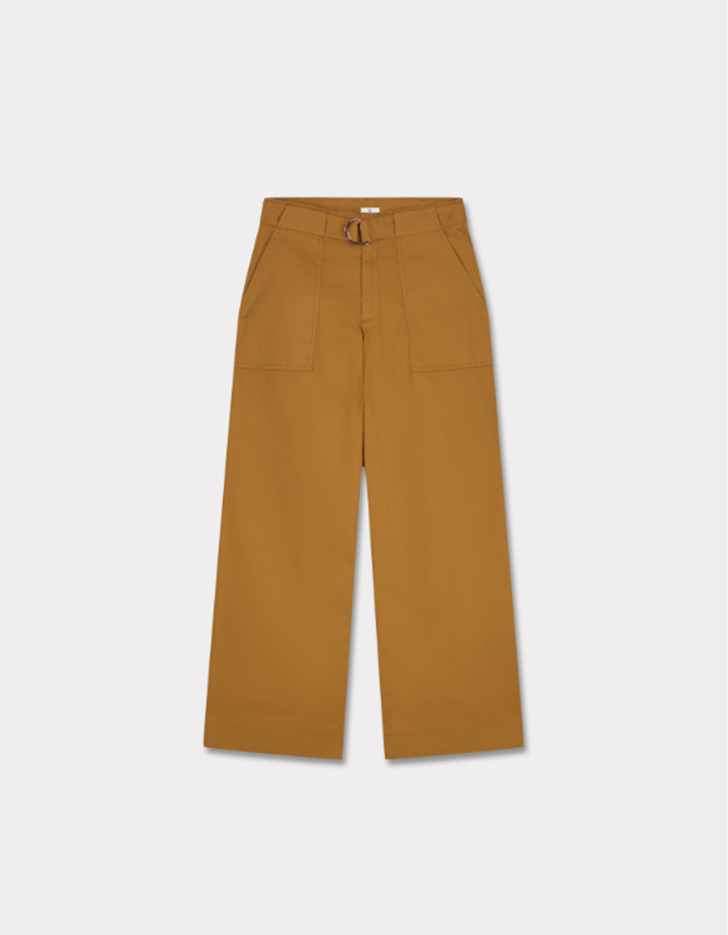 Pantalon poches cargo à ceinture - vert