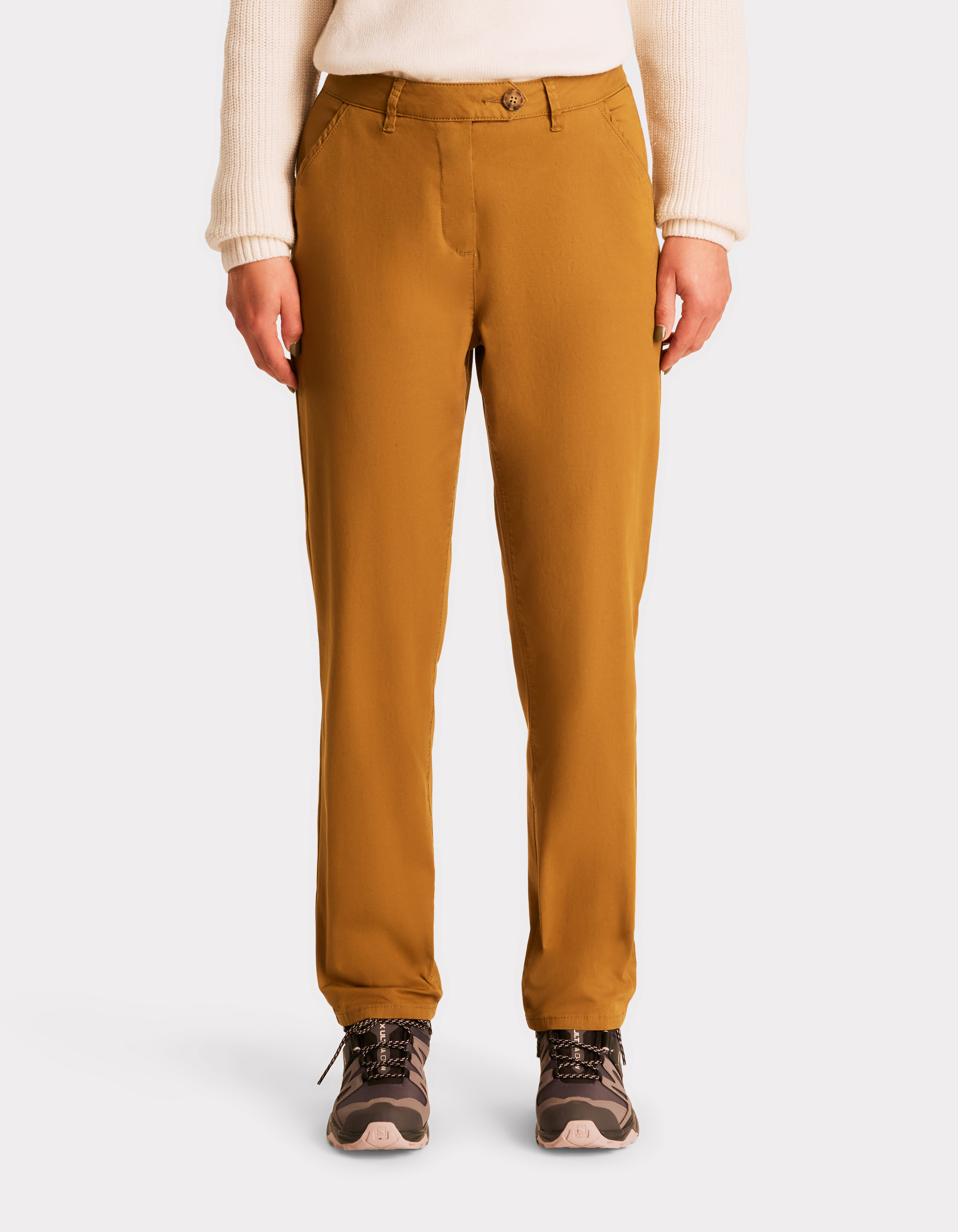 Pantalon chino - vert - celio - Modalova
