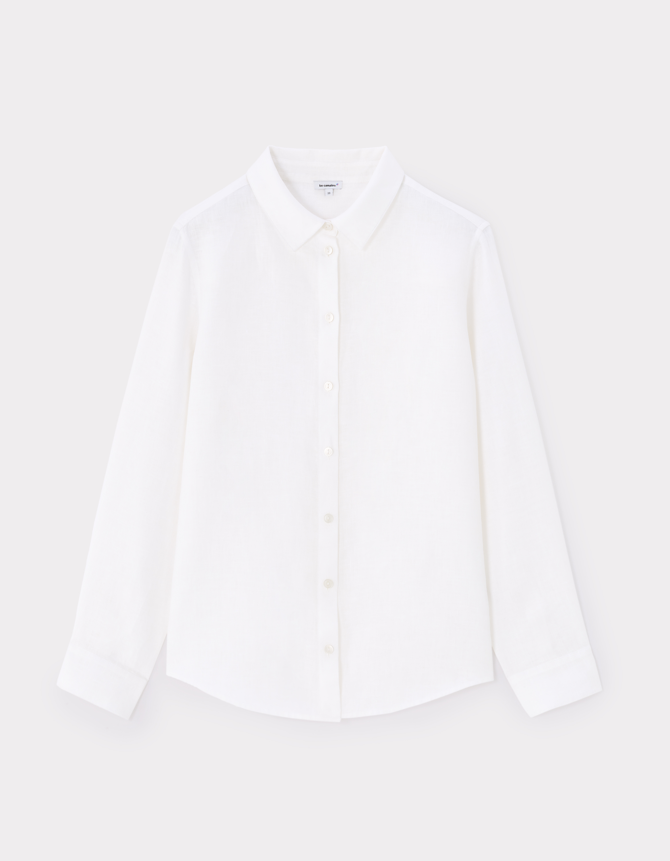 Chemise 100% Lin - blanc