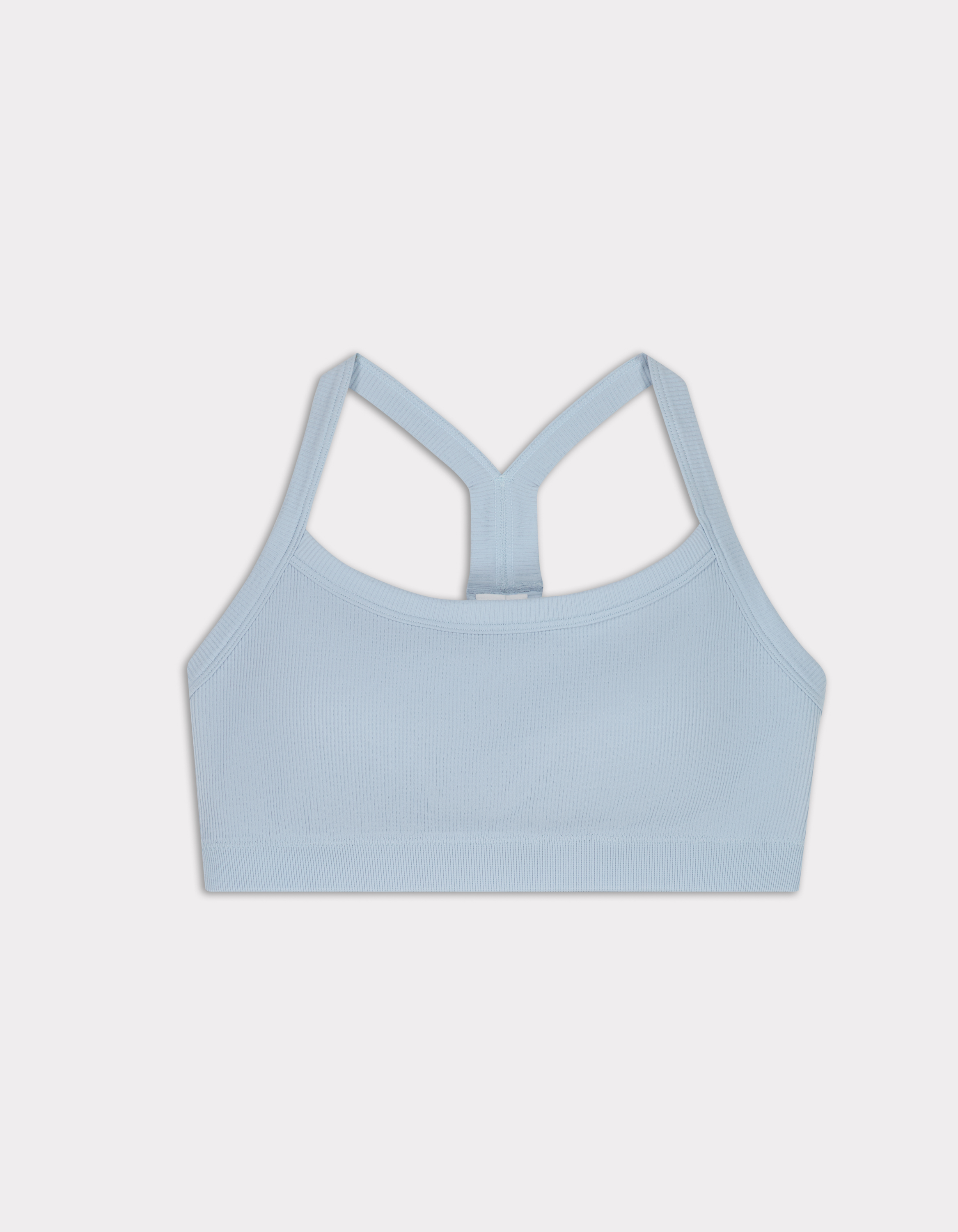 Brassière sans coutures à fines bretelles - bleu clair