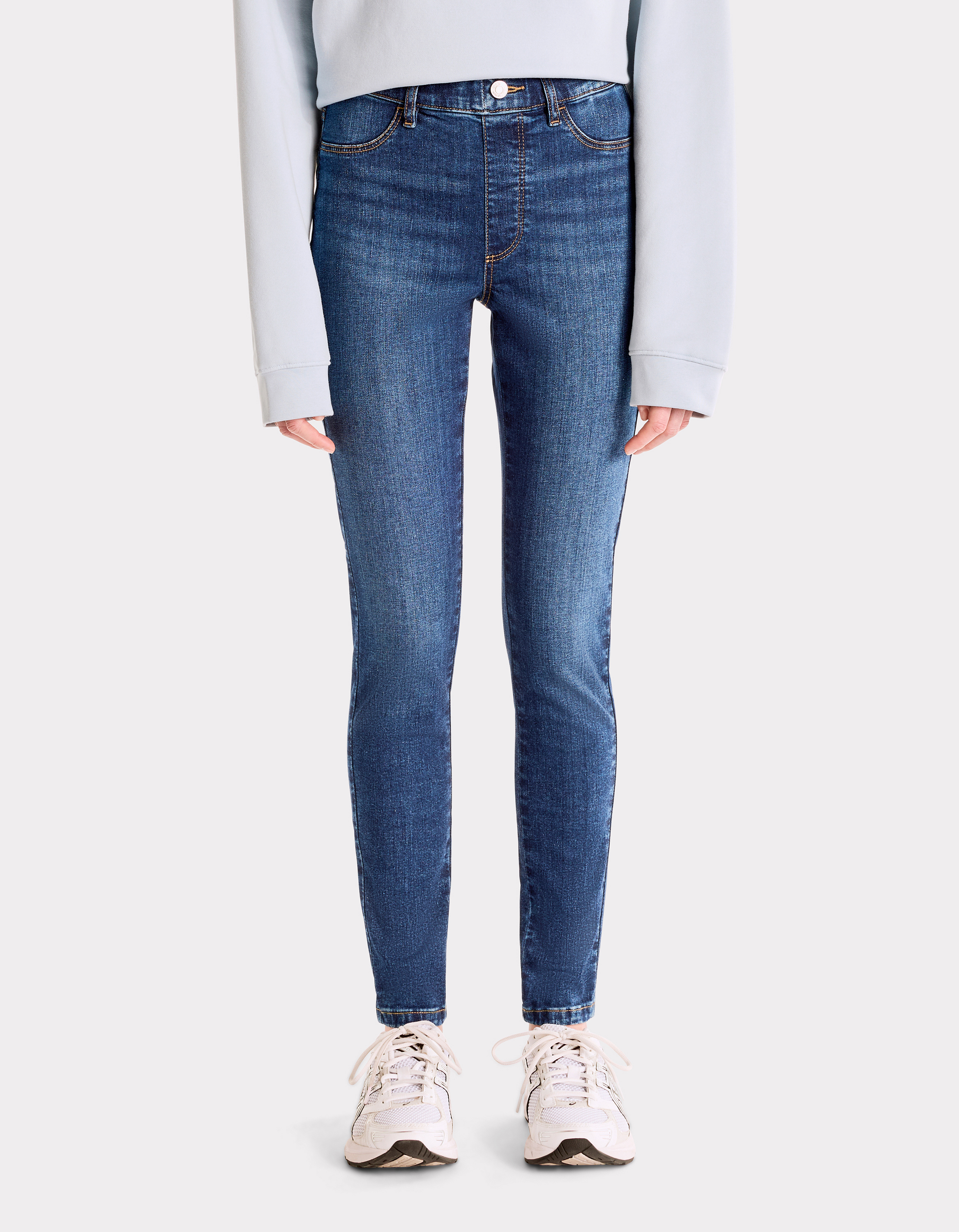 Jegging taille haute - bleu foncé - celio - Modalova