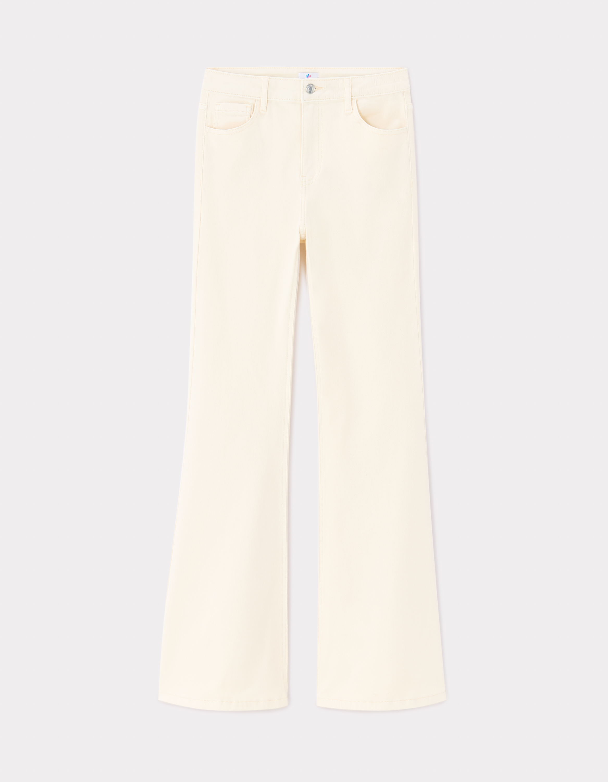 Pantalon patte d'éléphant - beige