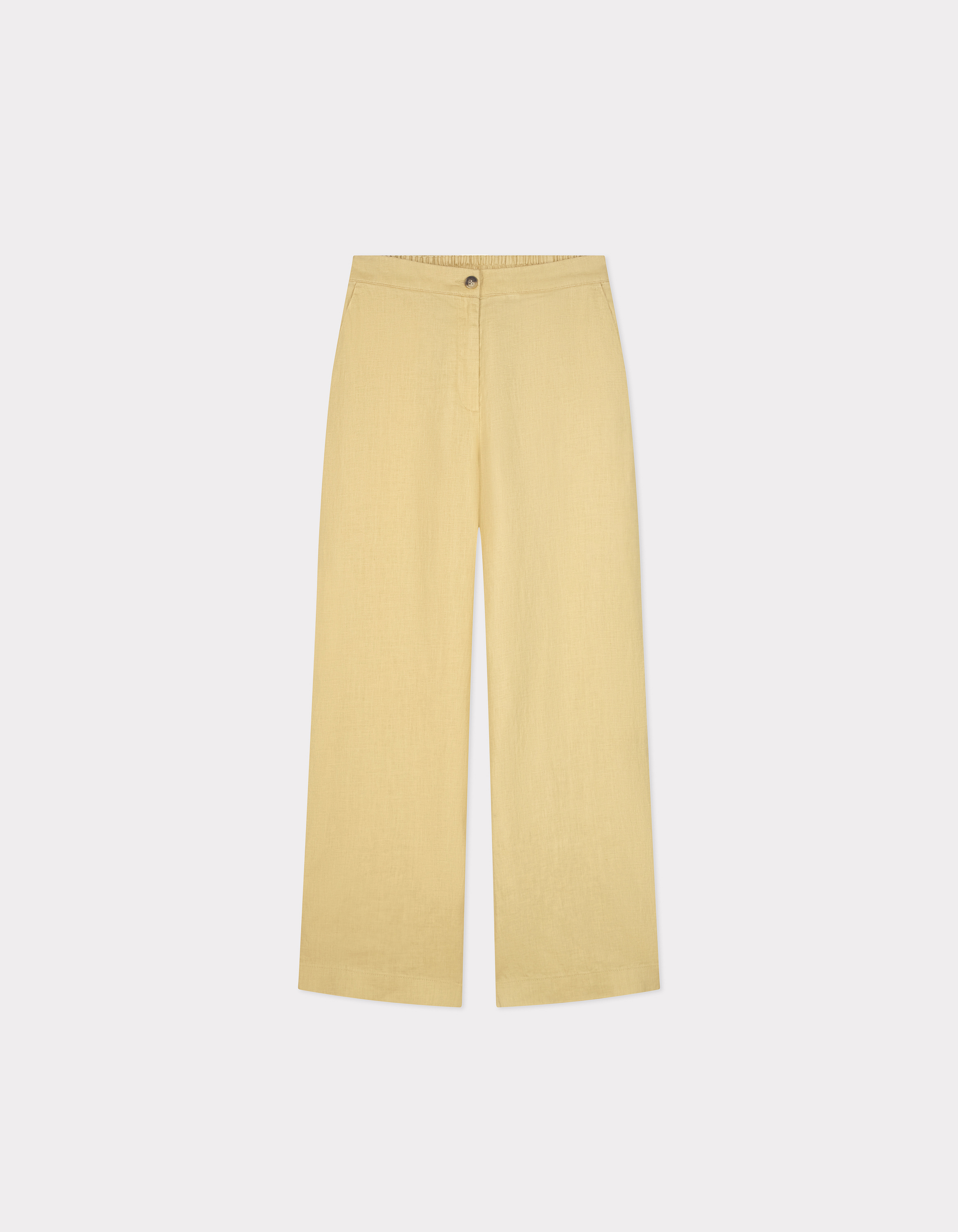 Pantalon en lin - jaune