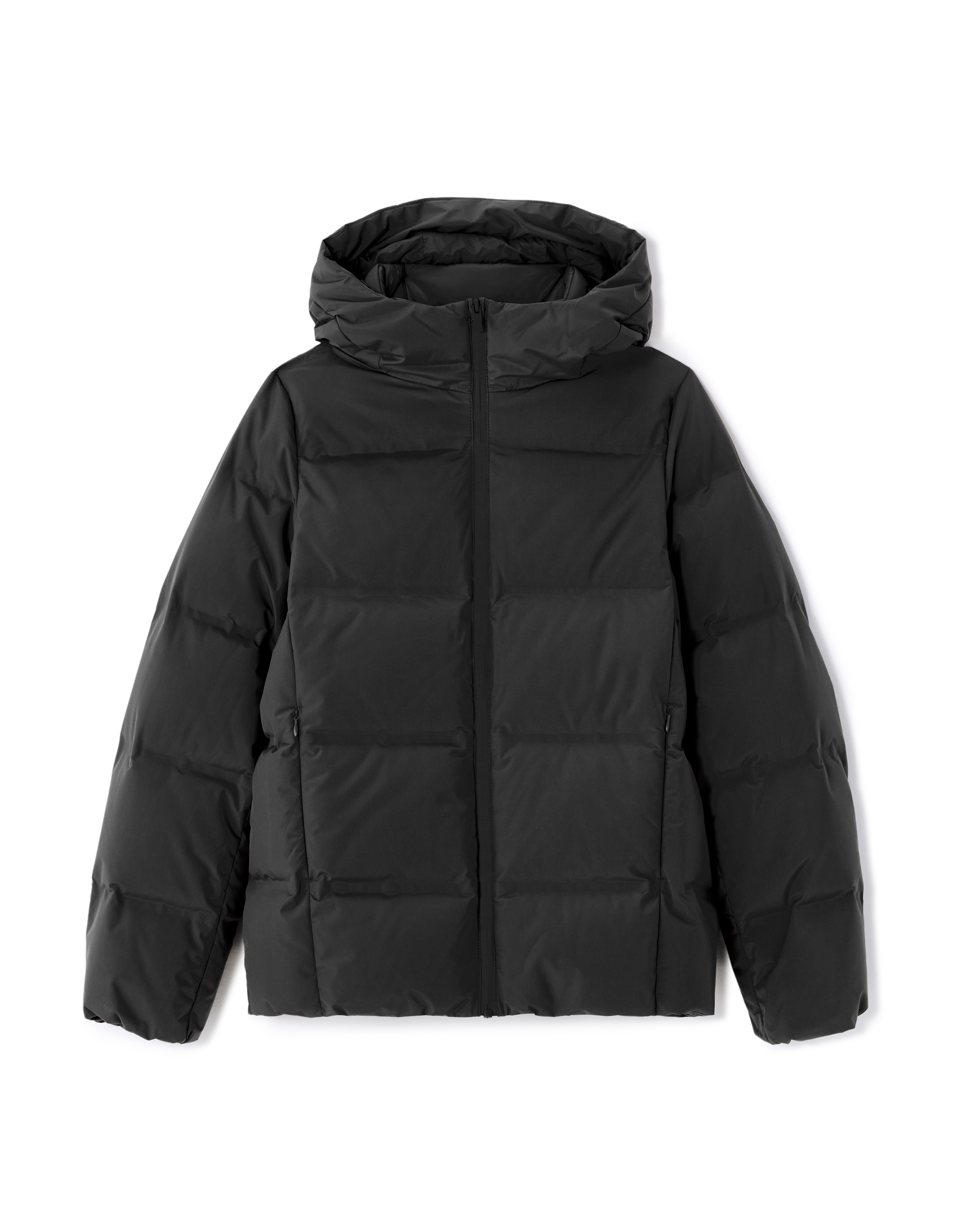 Doudoune en plume sans couture - noir