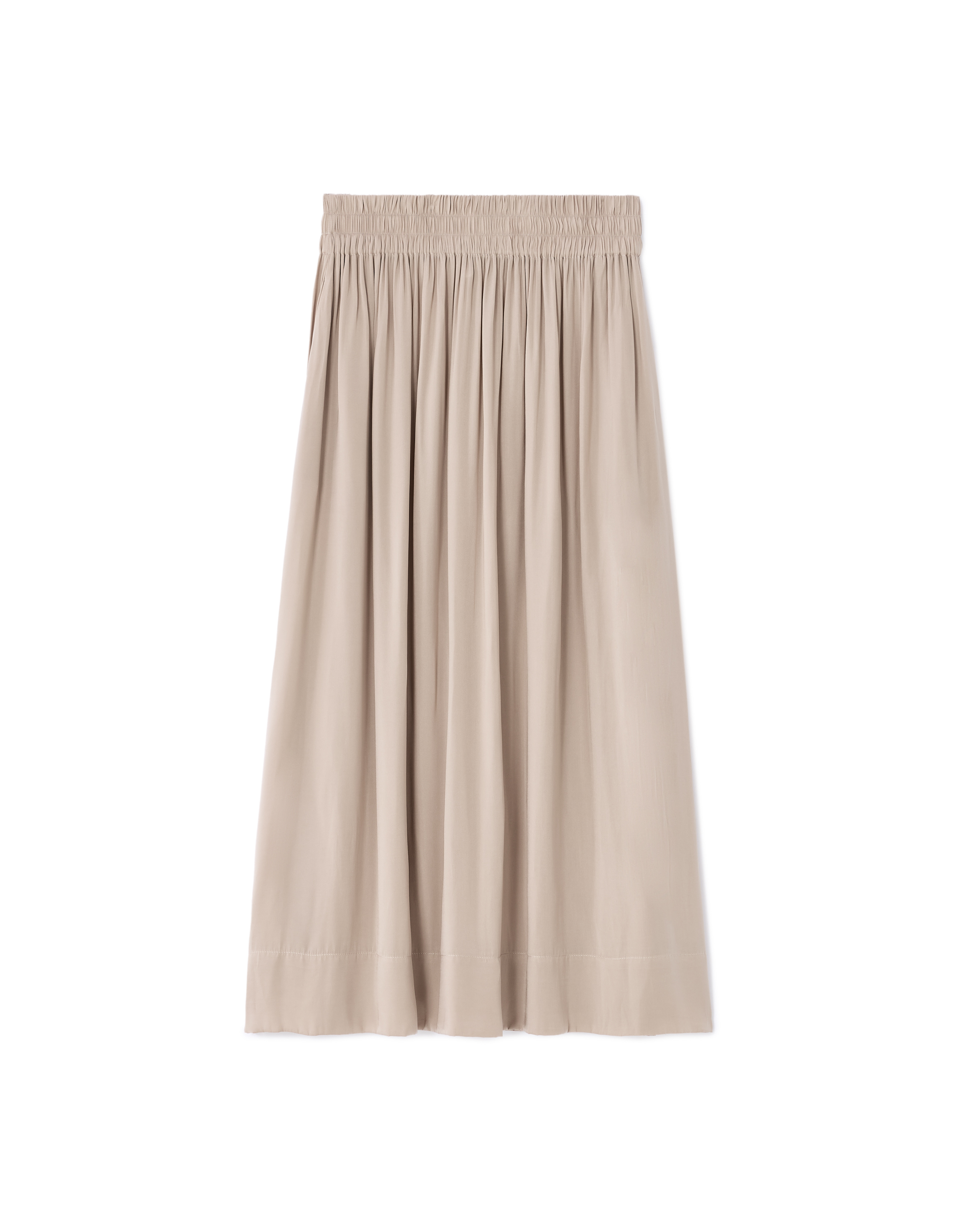 Jupon en satin - beige