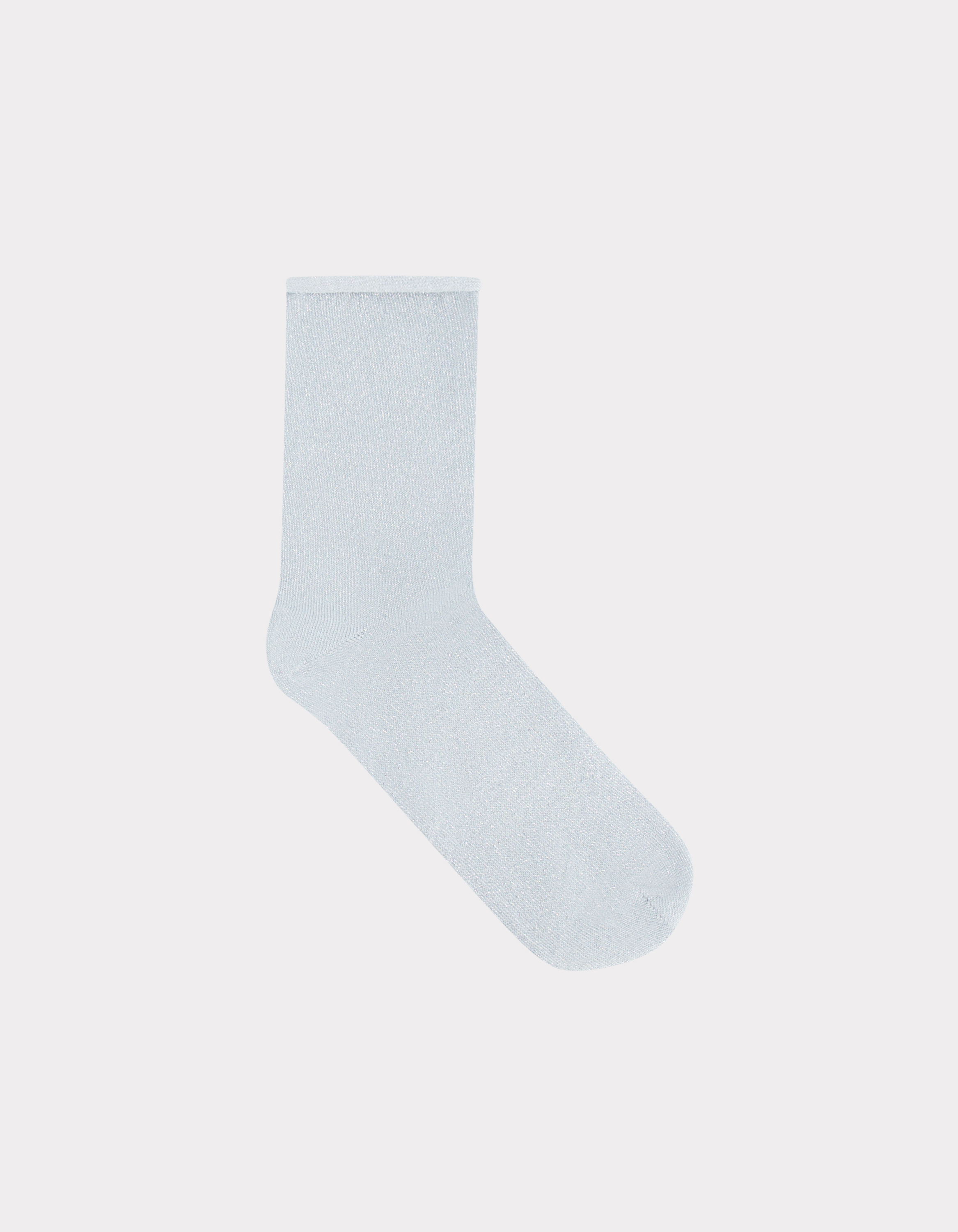 Chaussettes courtes en lurex - bleu
