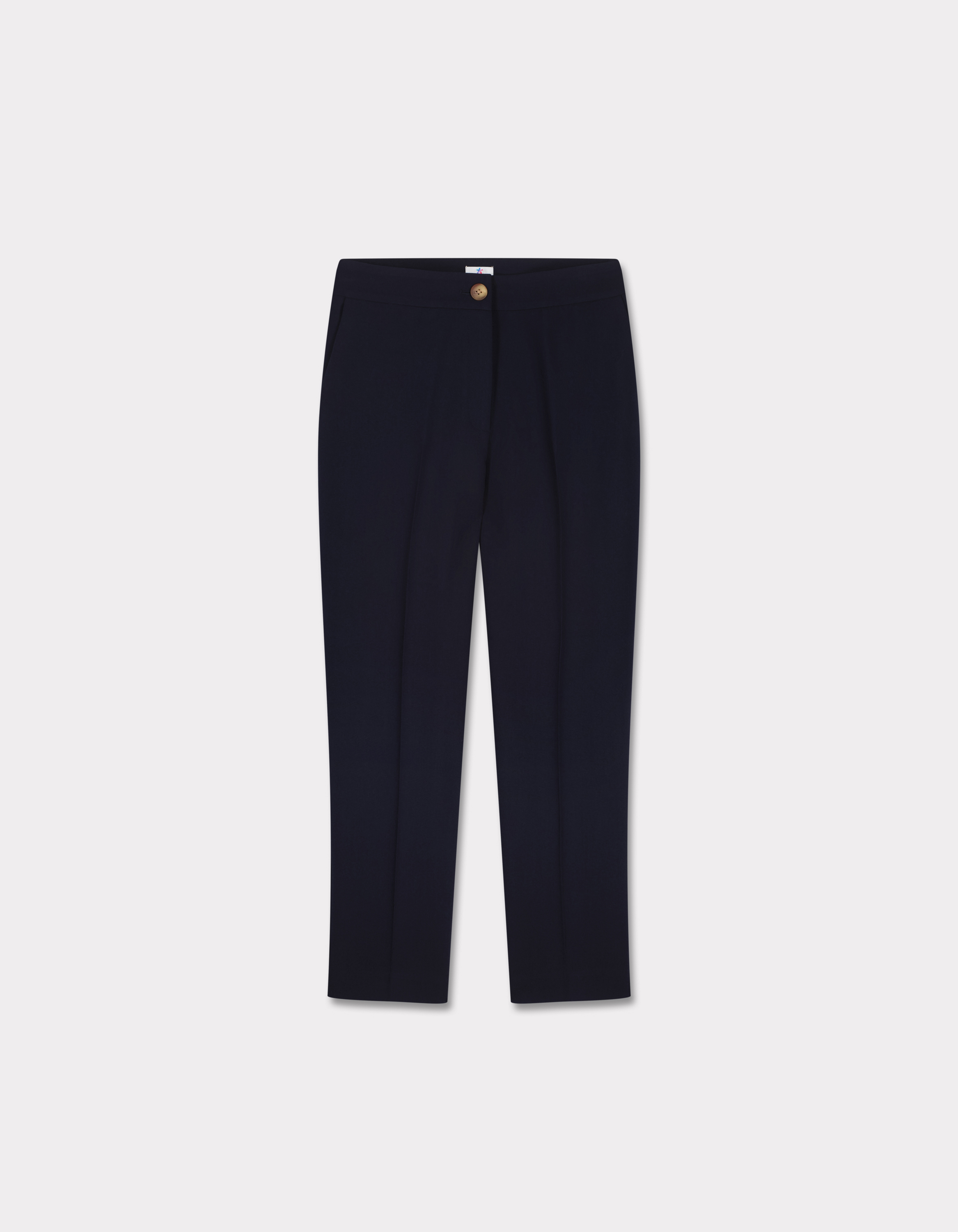 Pantalon ajustée taille normale - marine